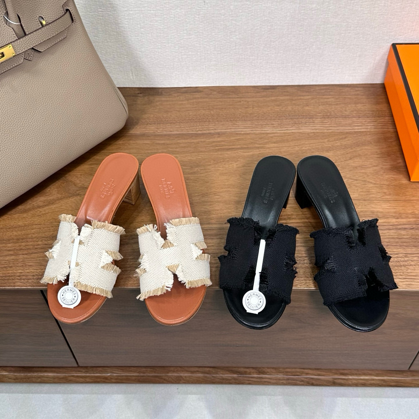 NIGO Hermes Women's Summer Simple Fashion Weaving Tassel Slippers Sandals Shoes #nigo75847