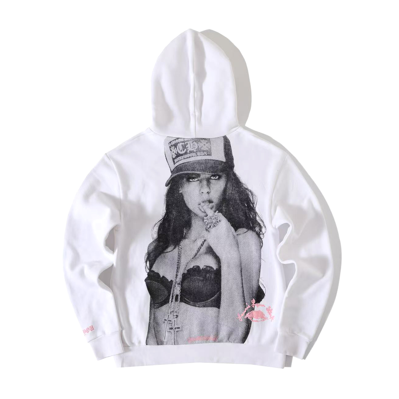 NIGO Chrome Hearts Men's Spring and Autumn Beauty Pattern Printed Solid Color Hooded Long Sleeve Sweatshirt #nigo75869