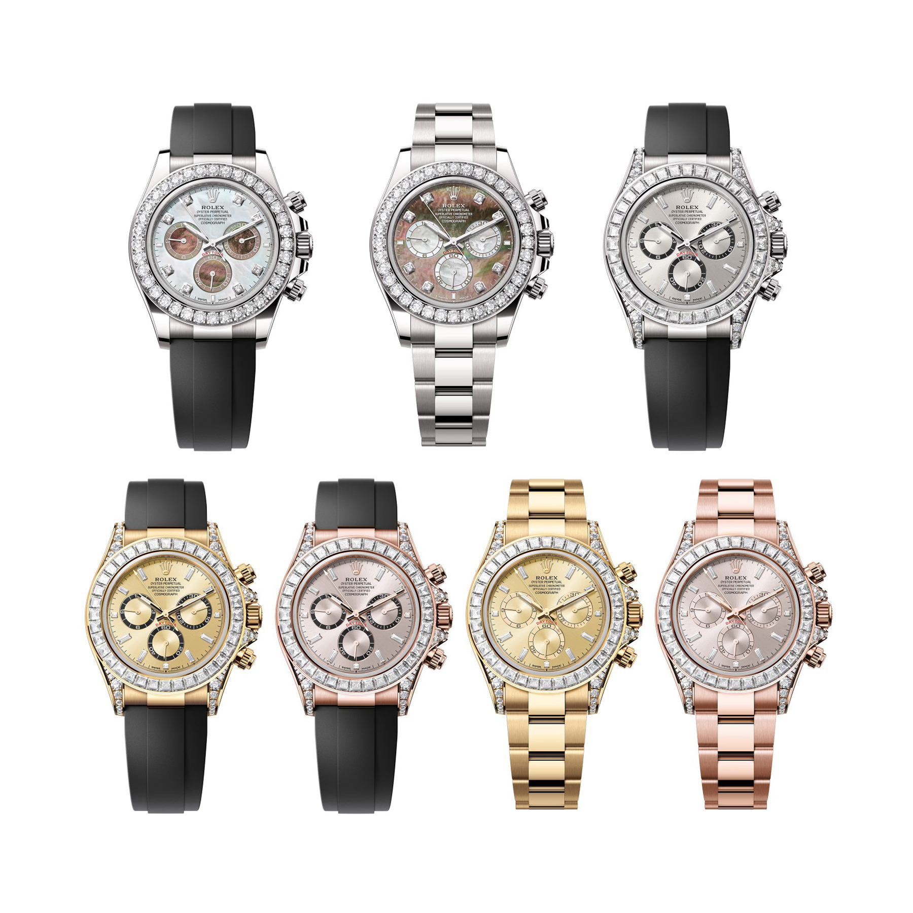 NIGO Rolex Men's Automatic Mechanical Movement 100 Meter Water Resistant Dial Watch with Diamonds #nigo75863