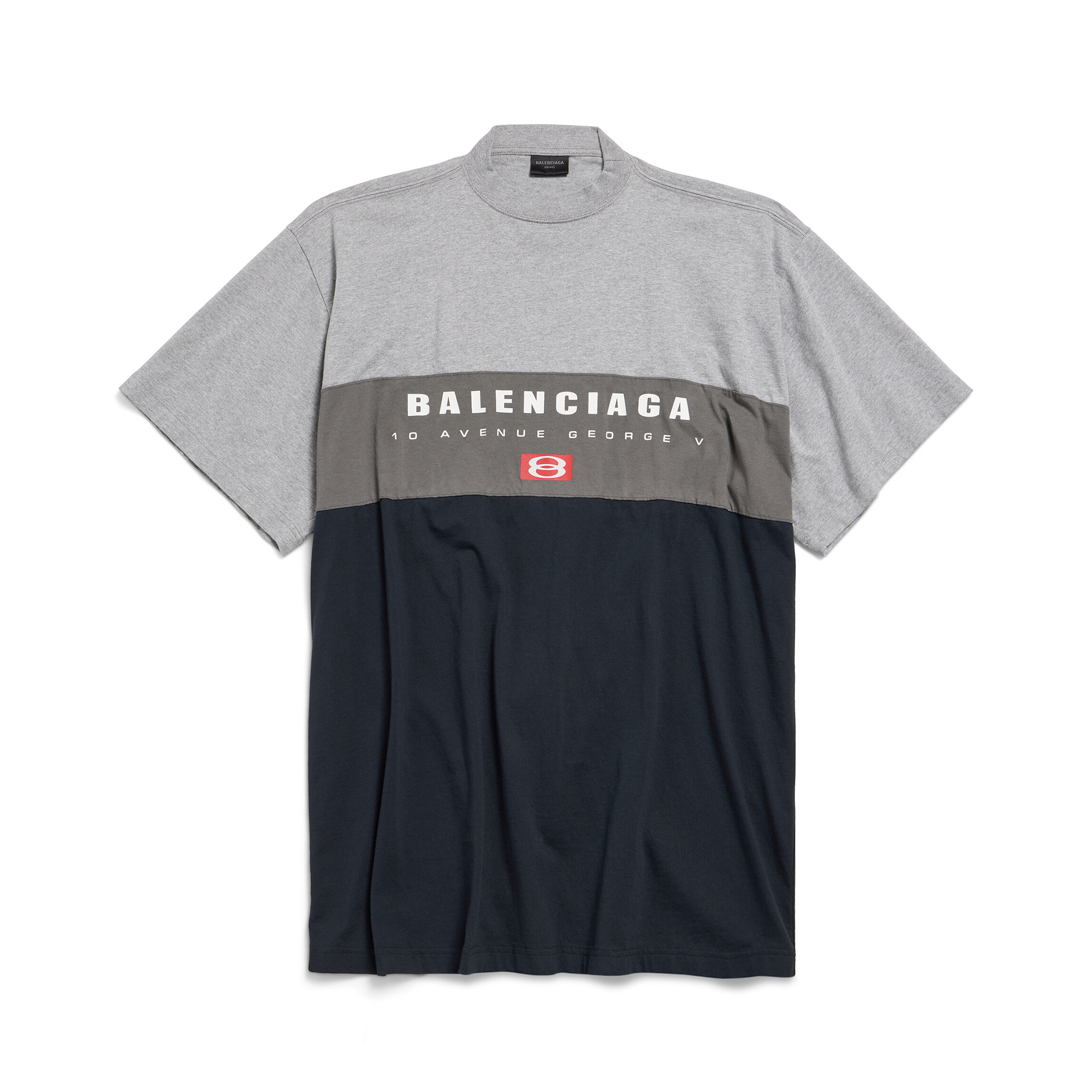 NIGO Balenciaga Men's Summer Logo Letter Printed Color Collision Round Neck Short Sleeve T-Shirt #nigo75929