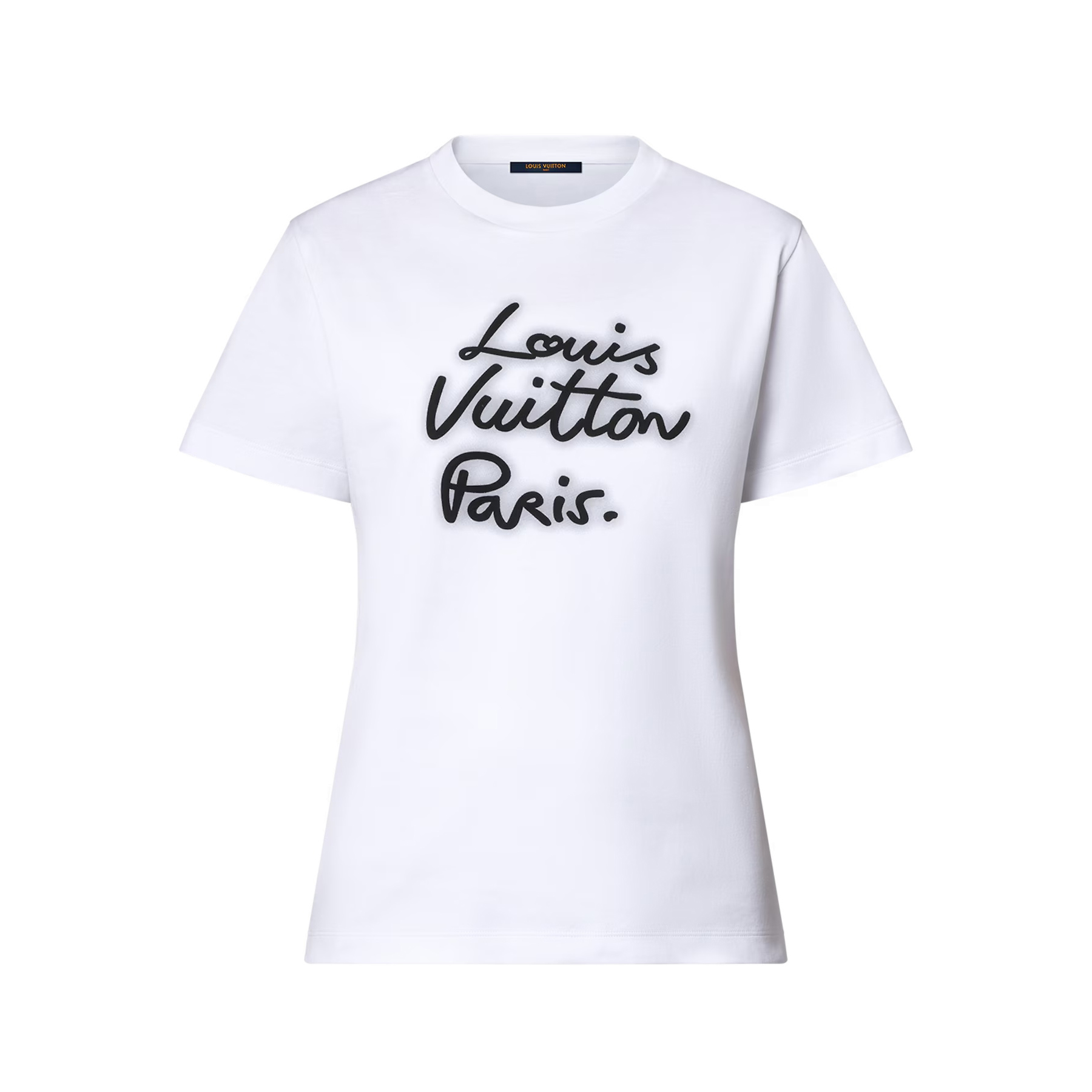 NIGO Louis Vuitton Women's Summer Neon Logo Round Neck Solid Color Short Sleeve T-Shirt #nigo75899