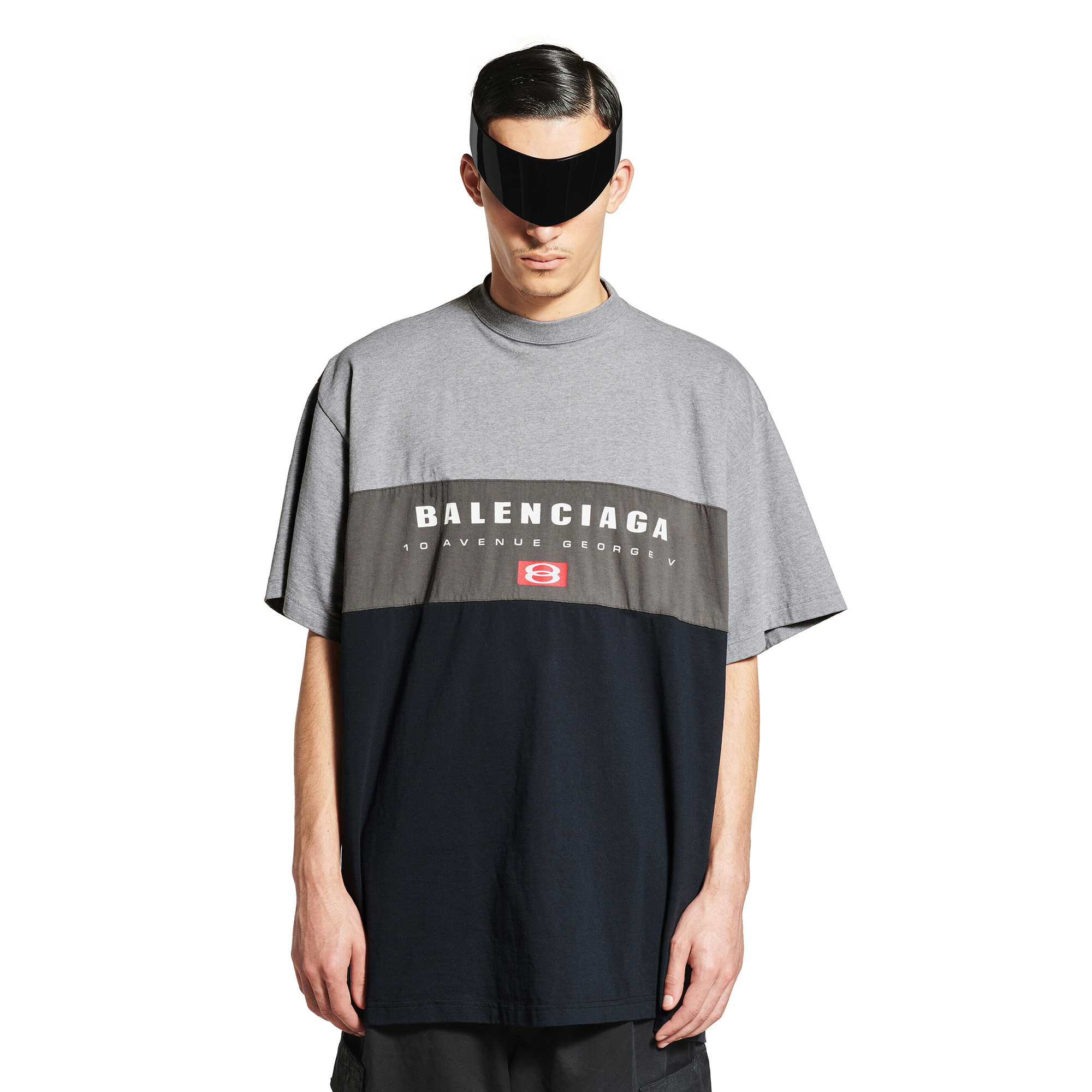 NIGO Balenciaga Men's Summer Logo Letter Printed Color Collision Round Neck Short Sleeve T-Shirt #nigo75929