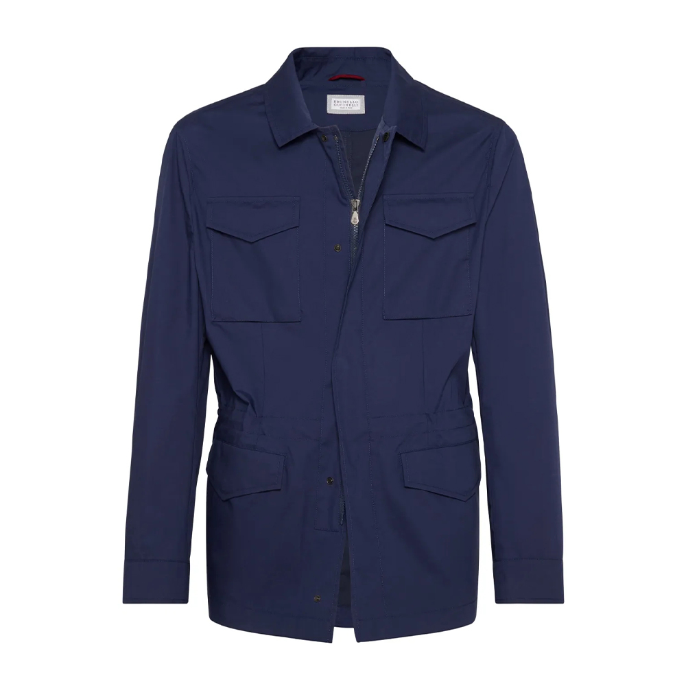 NIGO Brunello Cucinelli Men's Solid Color Lapel Spring & Autumn Long Sleeve Lightweight Shirt Style Jacket Ngvp #nigo1375