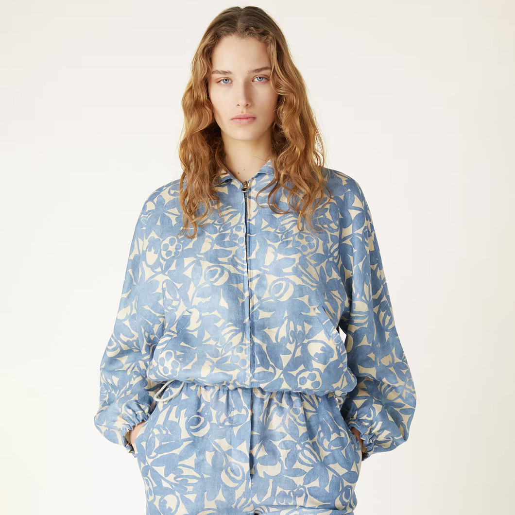 NIGO Loro Piana Women's Michele Linen Coat Spring Autumn Lapel Drawstring Pilot Long Sleeve Jacket Ngvp #nigo1376