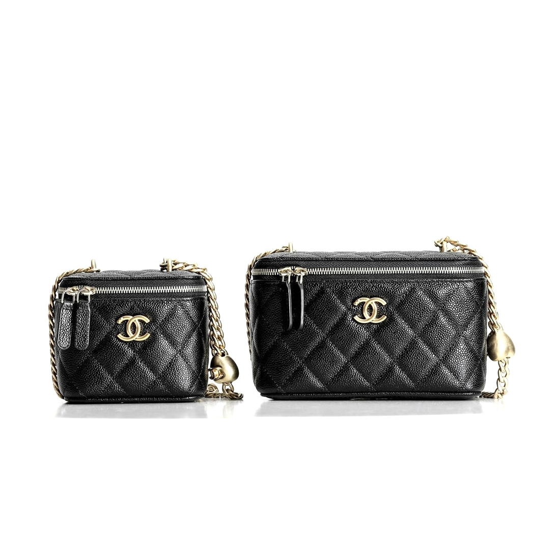 NIGO Chanel Women's Solid Color Chain Shoulder Grain Embossed Calfskin Box Bag Tote Shoulder Bags #nigo75941