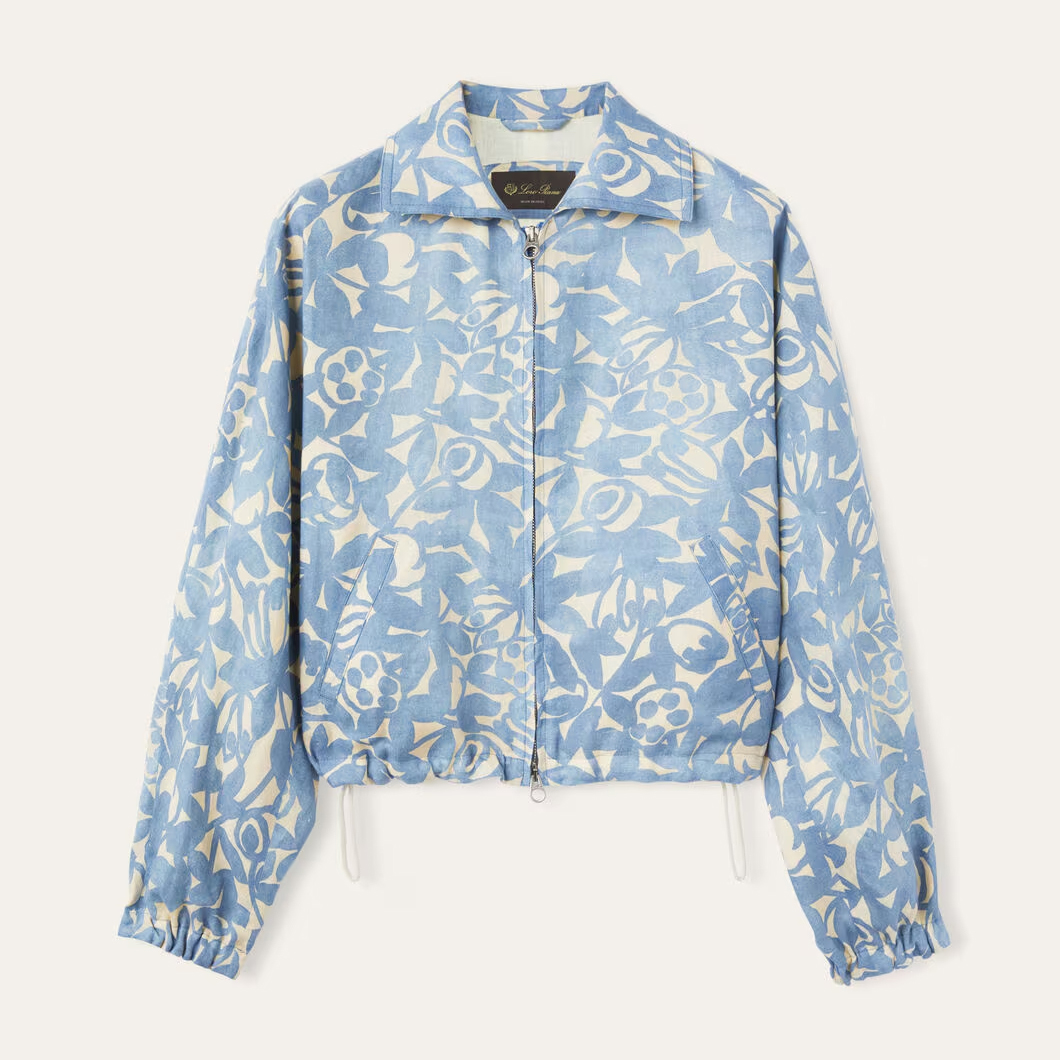 NIGO Loro Piana Women's Michele Linen Coat Spring Autumn Lapel Drawstring Pilot Long Sleeve Jacket Ngvp #nigo1376