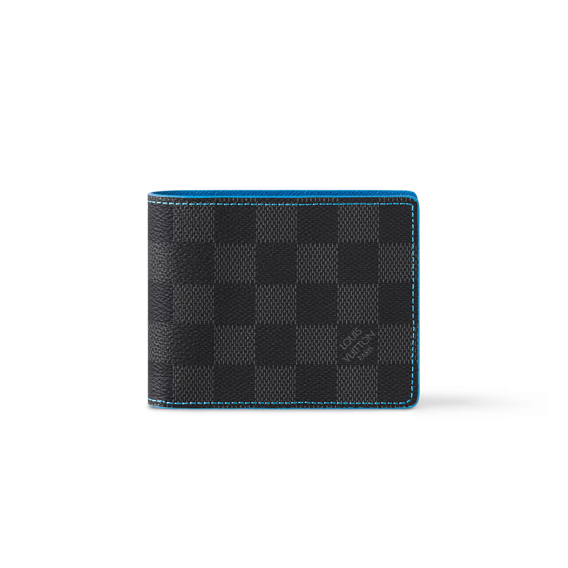 NIGO Louis Vuitton Slender Men's Black Checkerboard Printed Canvas Cowhide Card Case Wallet Bag #nigo75932