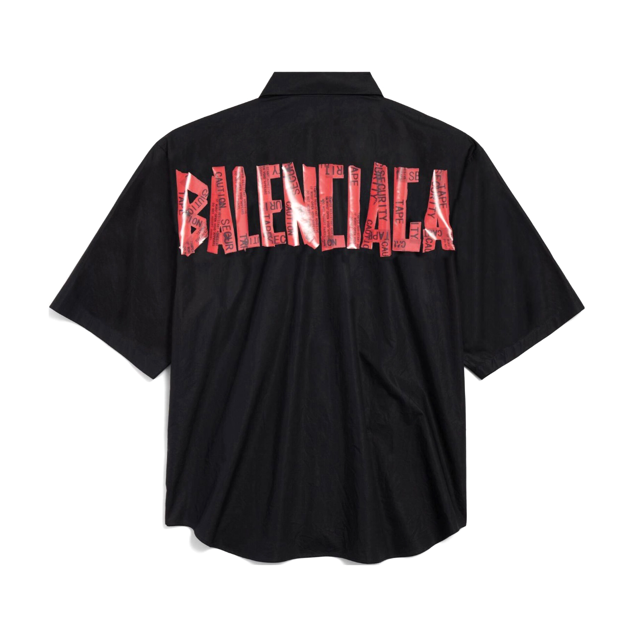 NIGO Balenciaga Men's Summer Solid Color Letter Print Single Breasted Short Sleeve Shirt #nigo75944