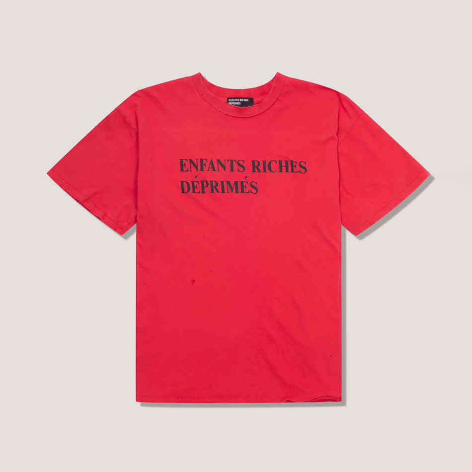 NIGO Enfants Riches Deprimes Men's Summer Solid Color Letter Printed Round Neck Short Sleeve T-Shirt #nigo75949