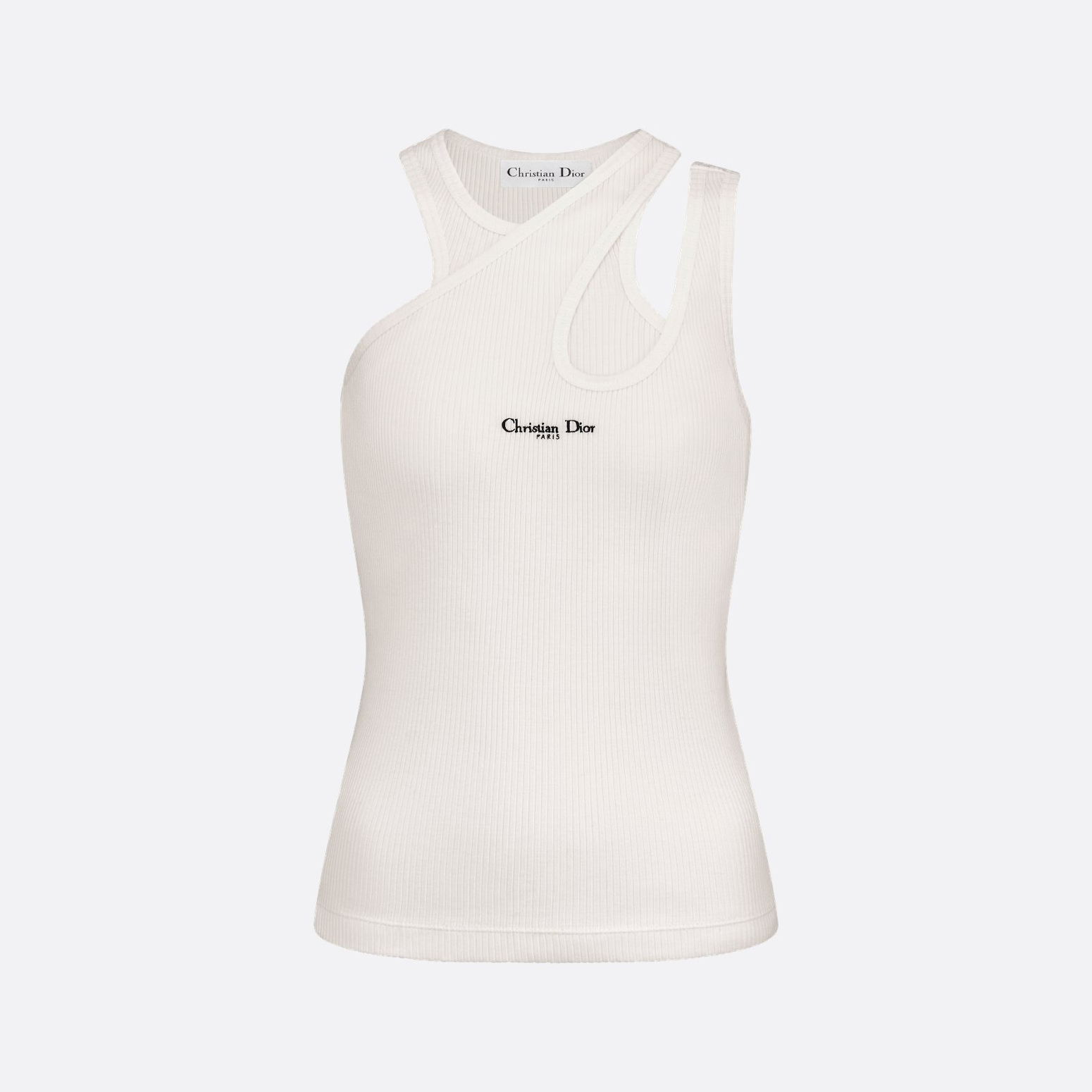 NIGO DIOR Women's Summer Embroidered Letter Print Double Layer Cross Knit Tank Top #nigo75958