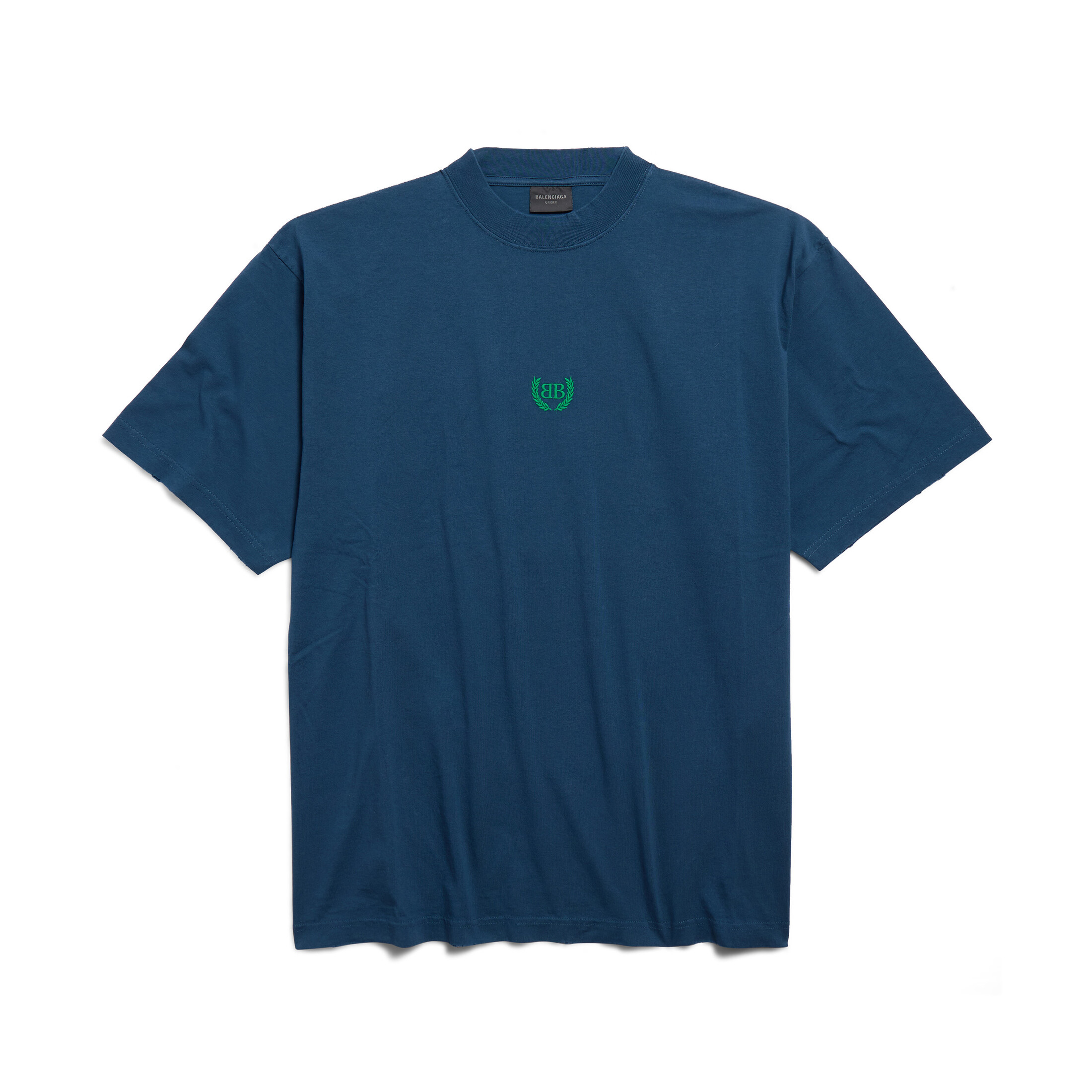 NIGO Balenciaga Men's Summer Embroidery Pattern Printed Solid Color Round Neck Short Sleeve T-Shirt #nigo75953