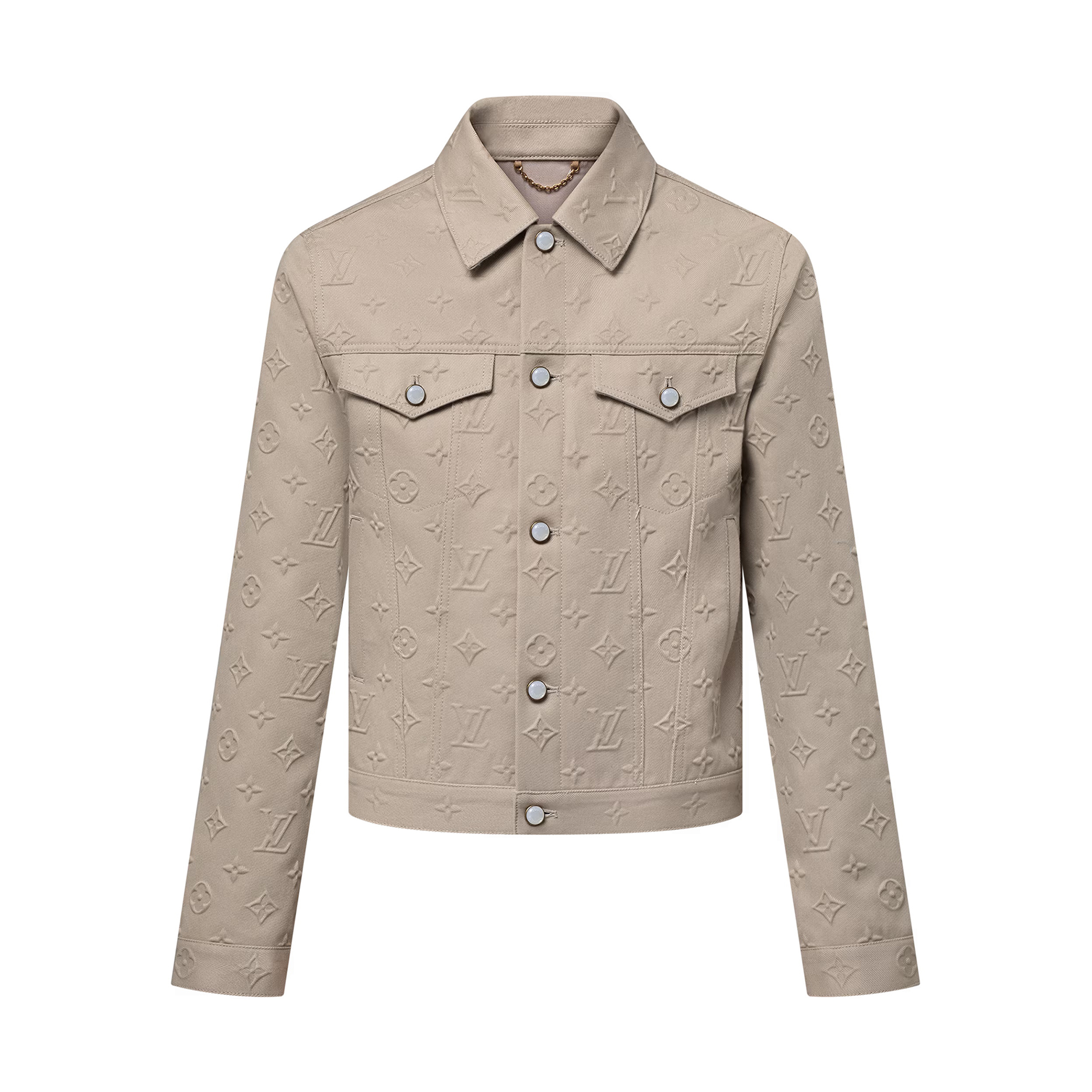 NIGO Louis Vuitton Men's Summer Solid Color Embossed Letters Printed Single Breasted Long Sleeved Denim Jacket Casual Jeans Pants Suit Set #nigo75948