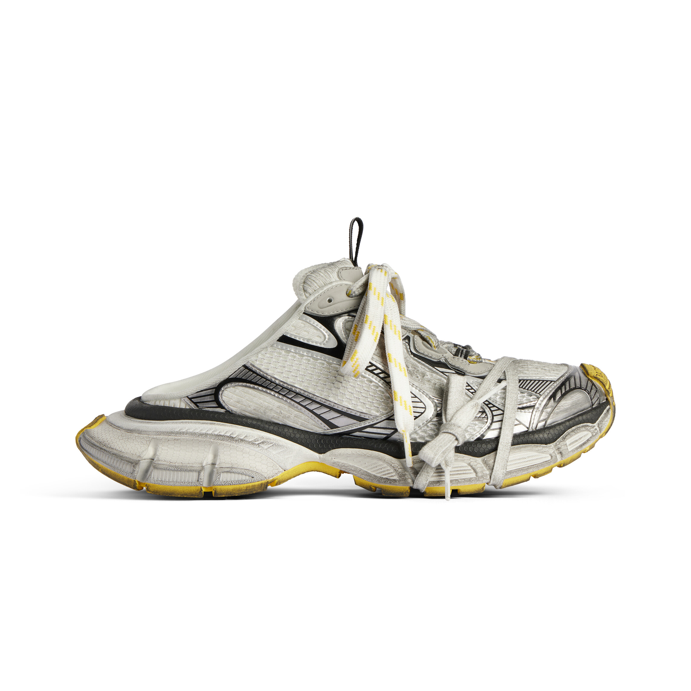 NIGO BALENCIAGA 3XL Mule Trainer Sneakers Men's Women's Mule Shoes Fashion Vintage Aged High Street Half Slippers Sneakers #nigo75971