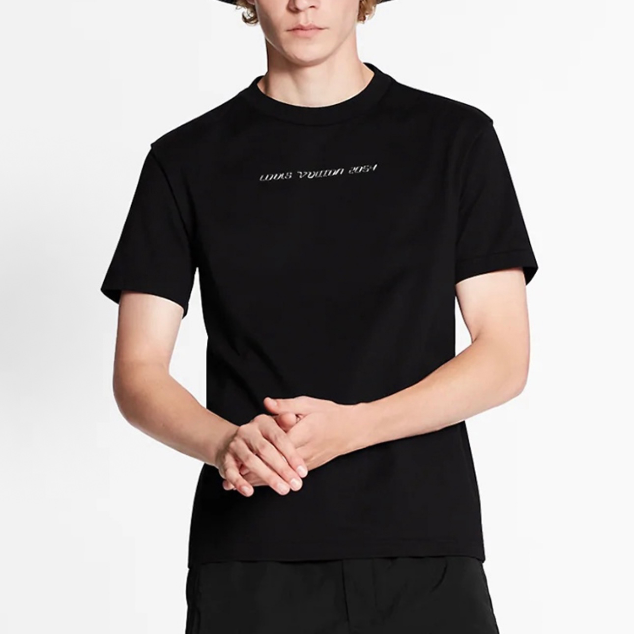 NIGO Louis Vuitton Men's Spring/Summer Logo Printed Solid Color Round Neck Straight Casual Short Sleeve T-shirt #nigo75998