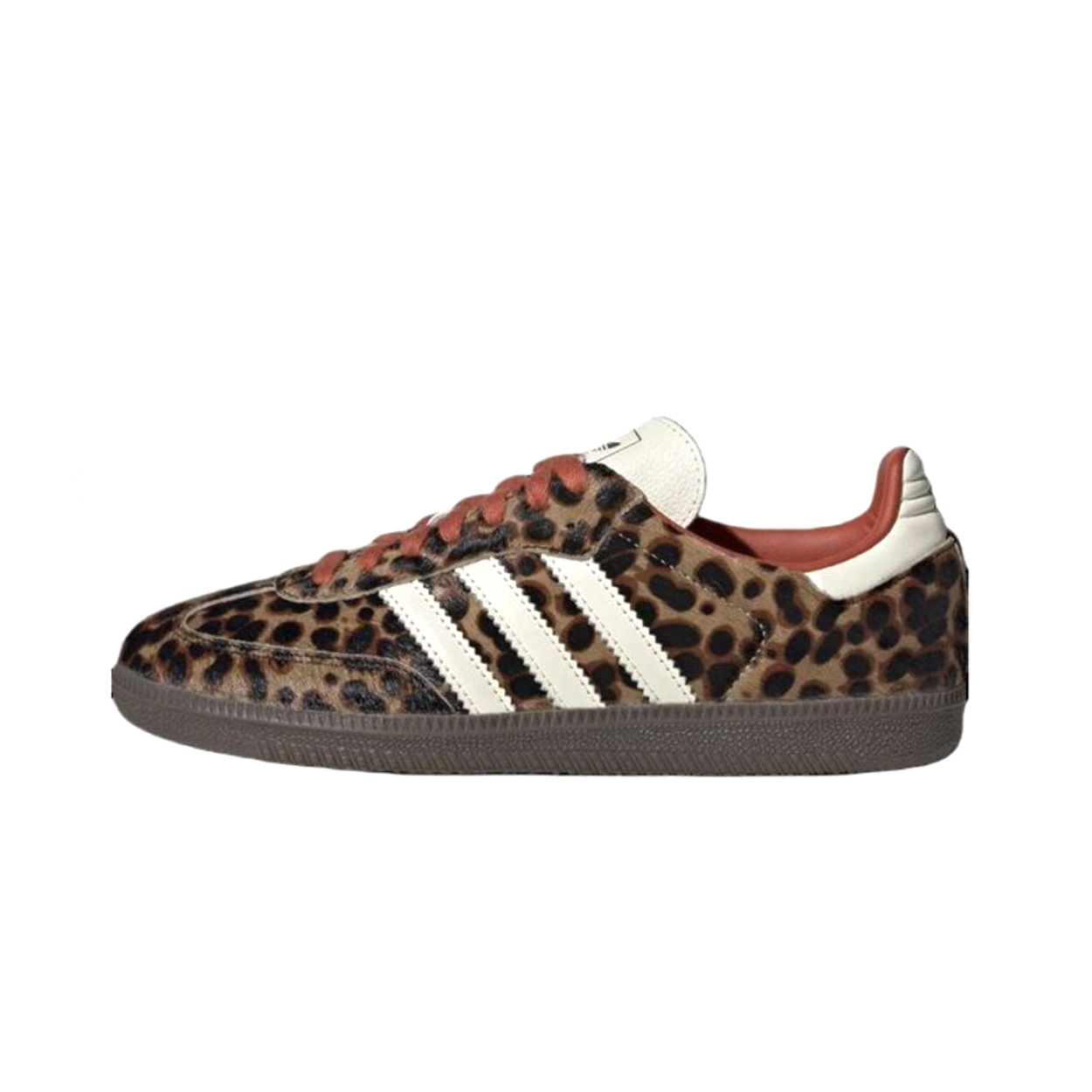 NIGO Adidas Originals Men's Leopard Print Leather Low Top Football Shoes Casual Sneakers #nigo76131