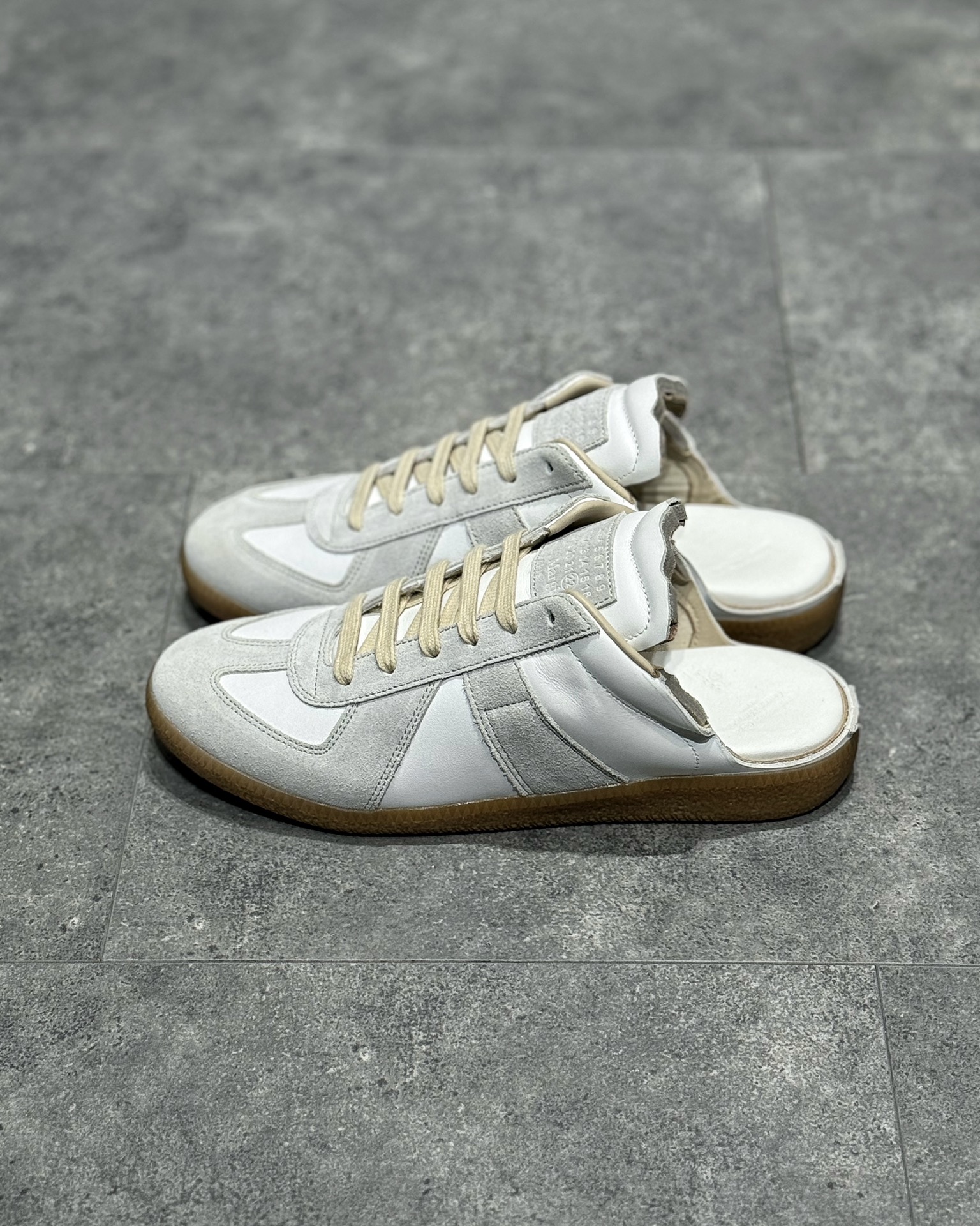 NIGO Maison Margiela Women's Spring Summer White Gray Replica Baotou De Training Sports Slippers Shoes #nigo76134