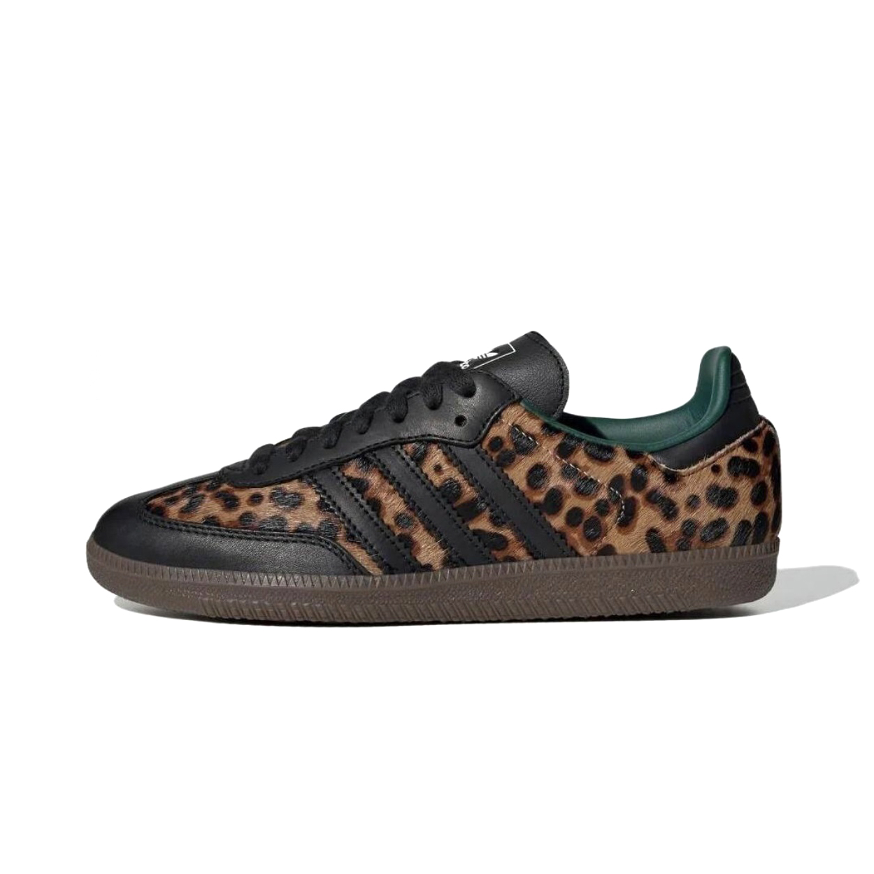 NIGO Adidas Originals Men's Leopard Print Leather Low Top Football Shoes Casual Sneakers #nigo76131