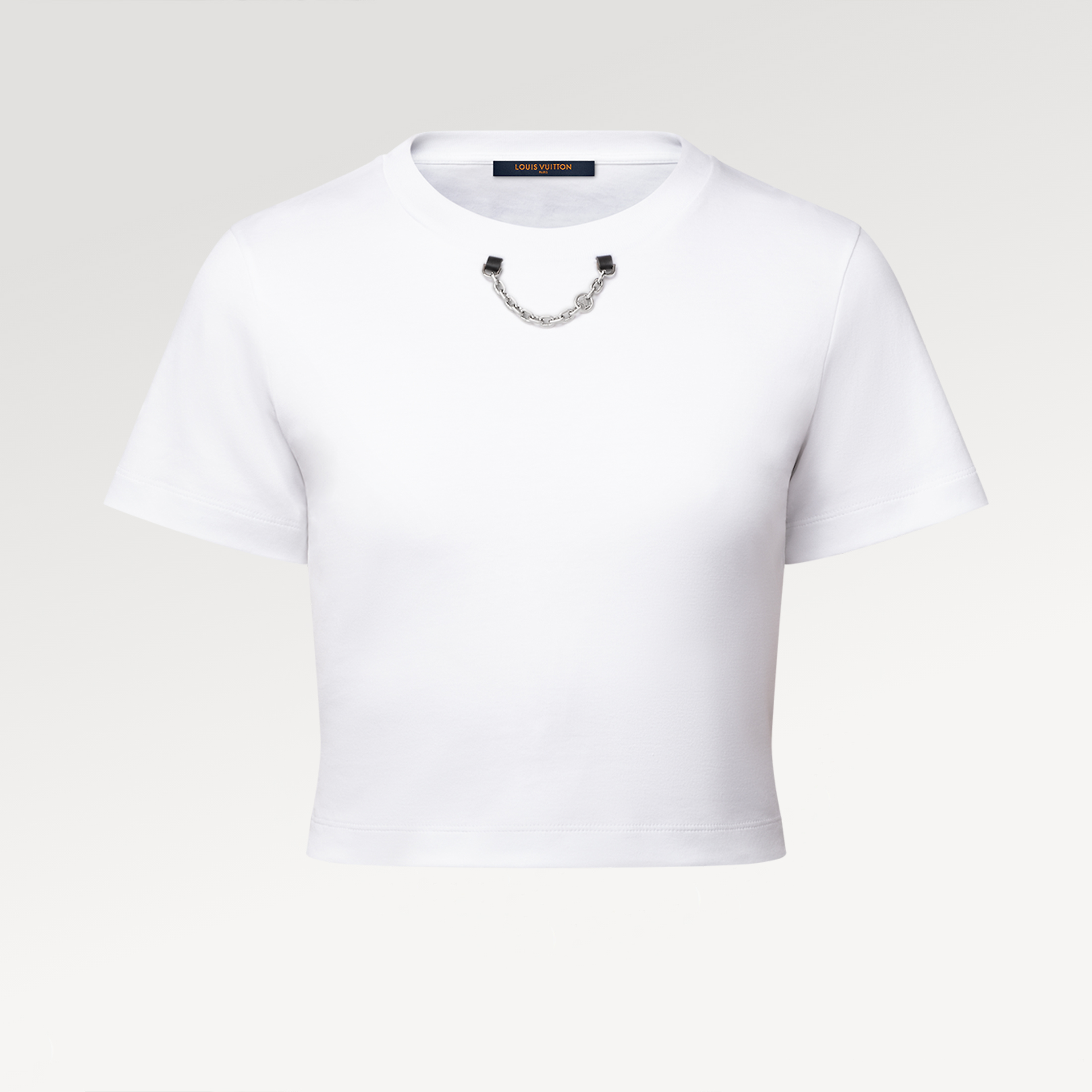 NIGO Louis Vuitton Women's Spring And Summer Airbrush Effect Short Top Modern Lv Chain Cotton Round Neck Fashion Casual T-Shirt #nigo75994