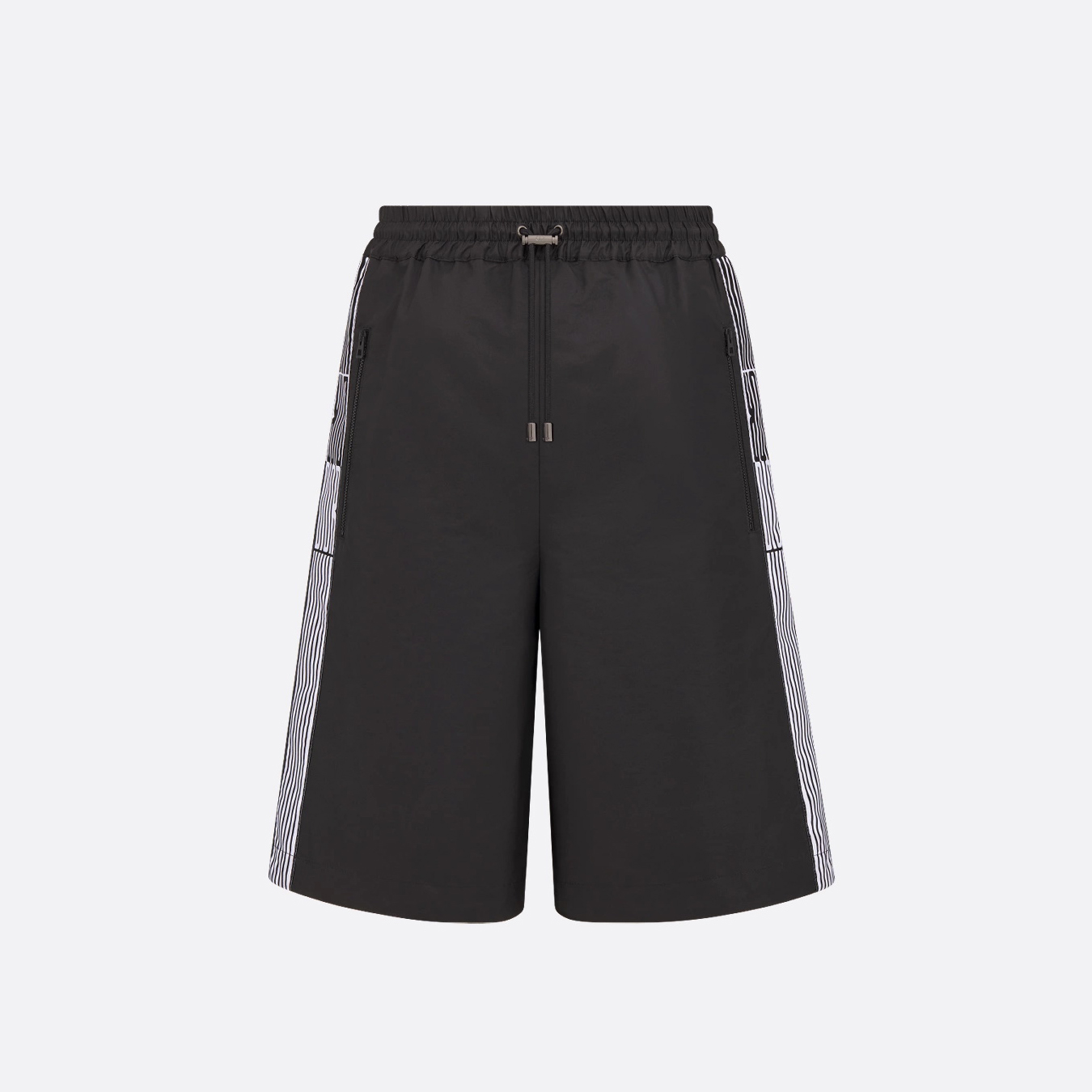 NIGO Dior Men's And Women's Summer Solid Color Casual Mid Waist Tie Loose Shorts #nigo76144