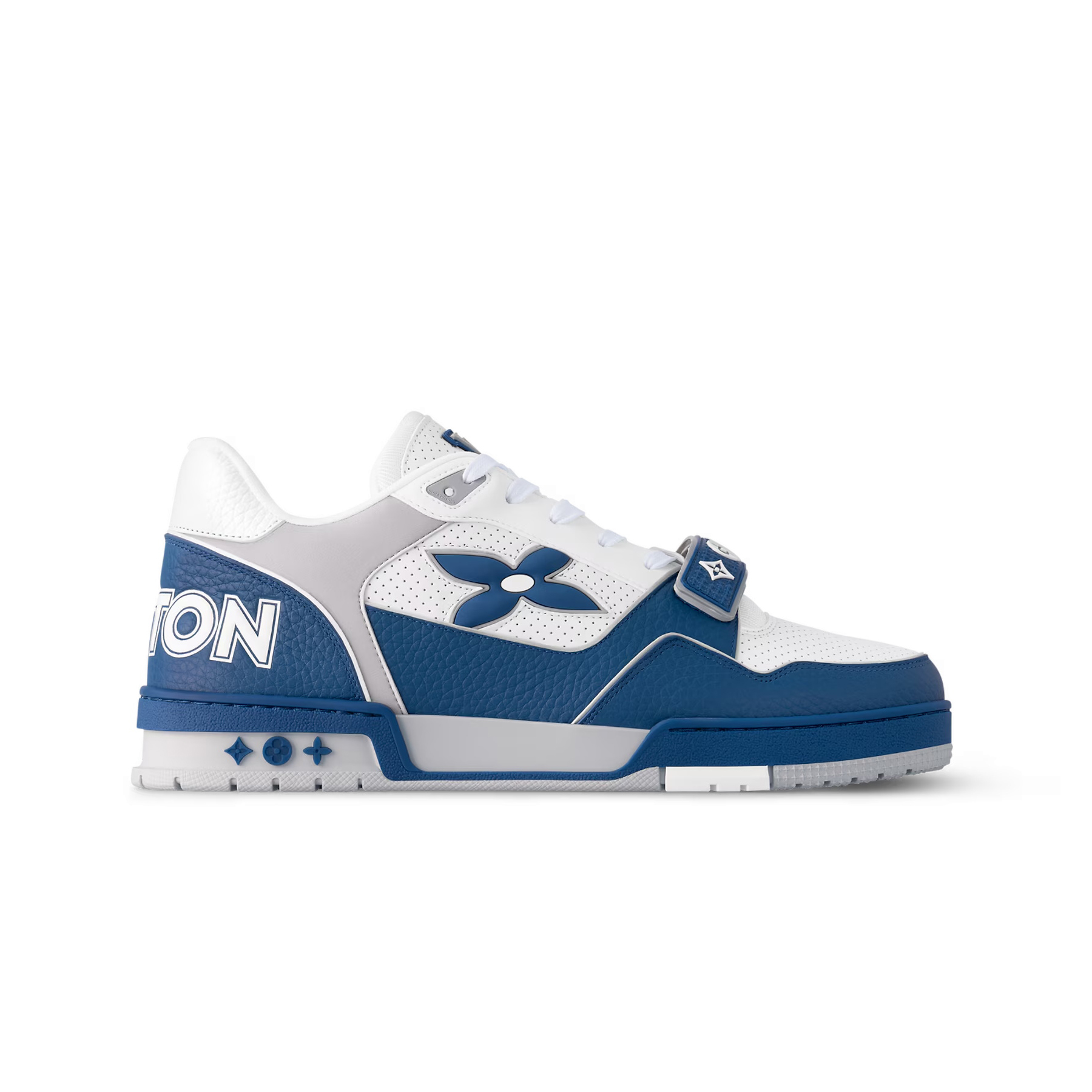 NIGO Louis Vuitton LV Trainer Monogram Flower Men's Cowhide Retro Basketball Shoes Fashion High Street Sneakers #nigo76142
