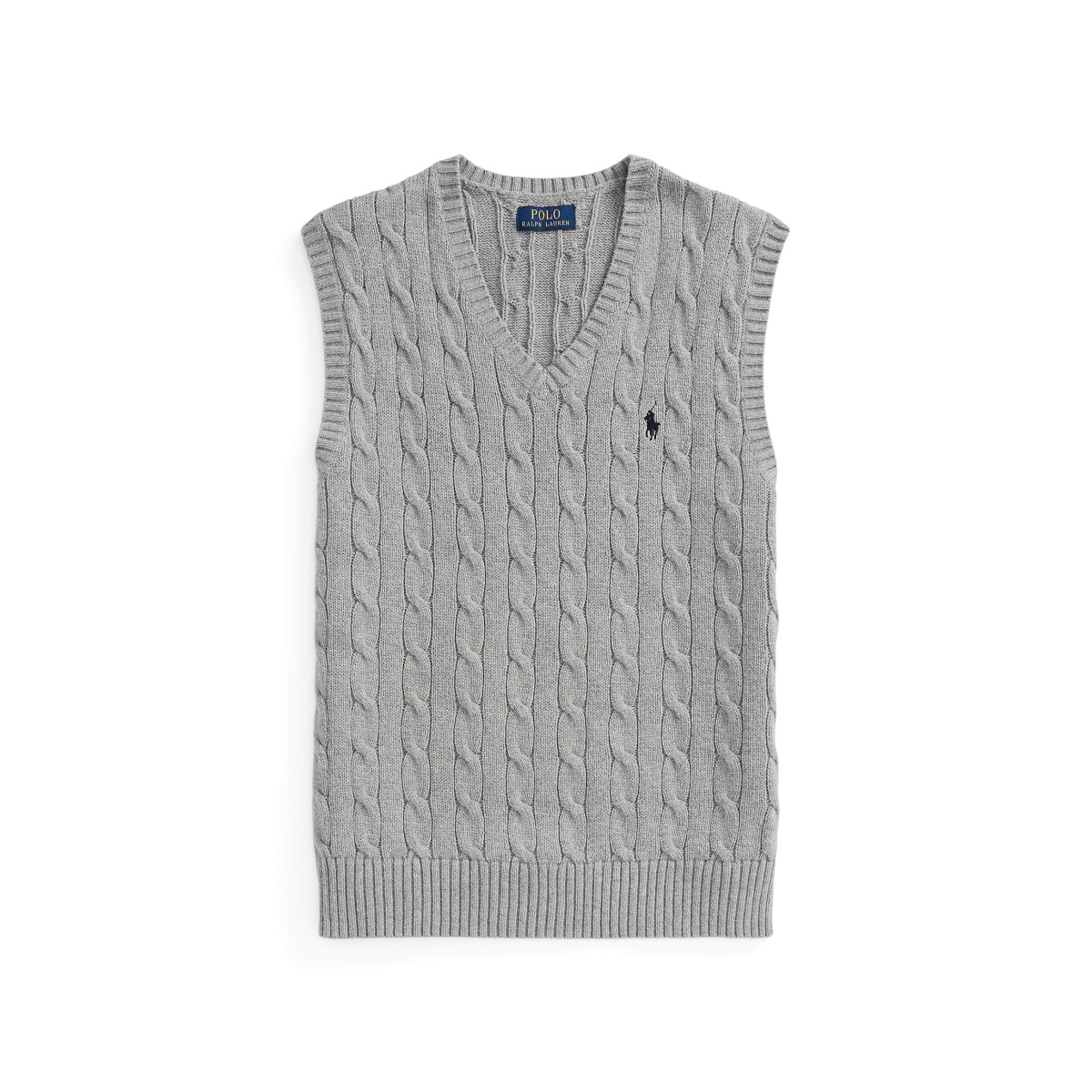 NIGO Ralph Lauren Men's and Women's Spring/Summer Embroidered Logo Solid Color Crew Neck Knit Sleeveless Tank Top Vest #nigo76143