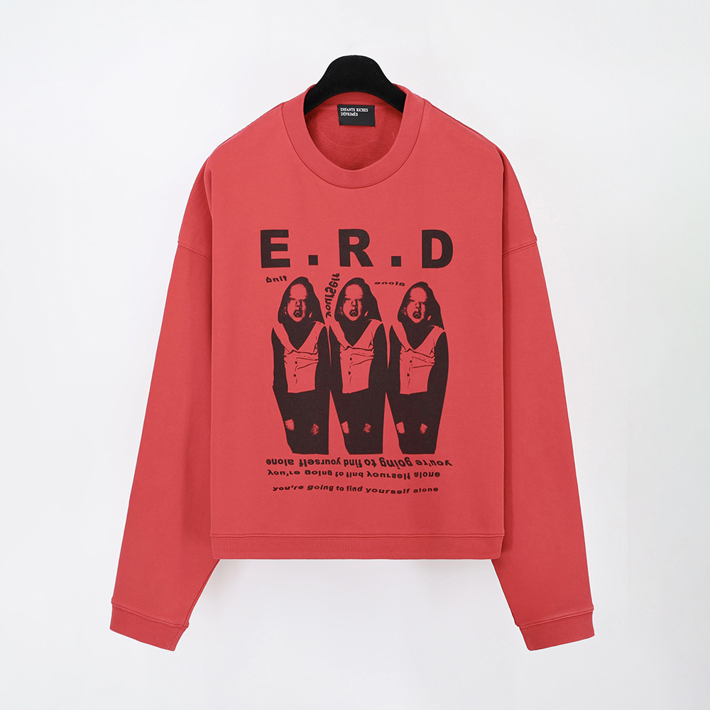 NIGO Enfants Riches Deprimes Men's and Women's Spring and Autumn Pattern Printed Round Neck Solid Color Long Sleeve Sweatshirt #nigo76158