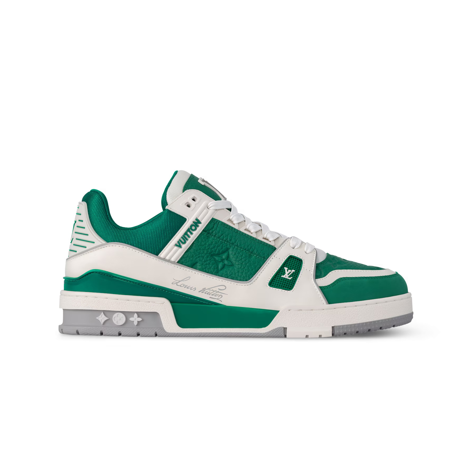 NIGO Louis Vuitton LV Trainer Men's Cowhide Retro Basketball Shoes Fashion High Street Sneakers #nigo76166