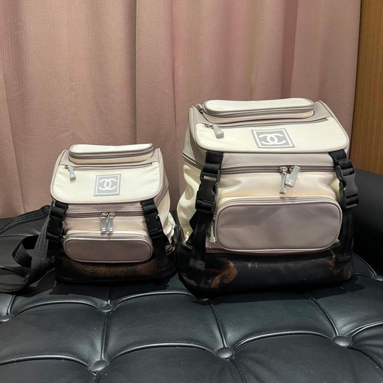 NIGO Chanel Women's Retro Sports Series Color Blocking Fashion Casual Shoulder Bag Backpacks Bags #nigo76117