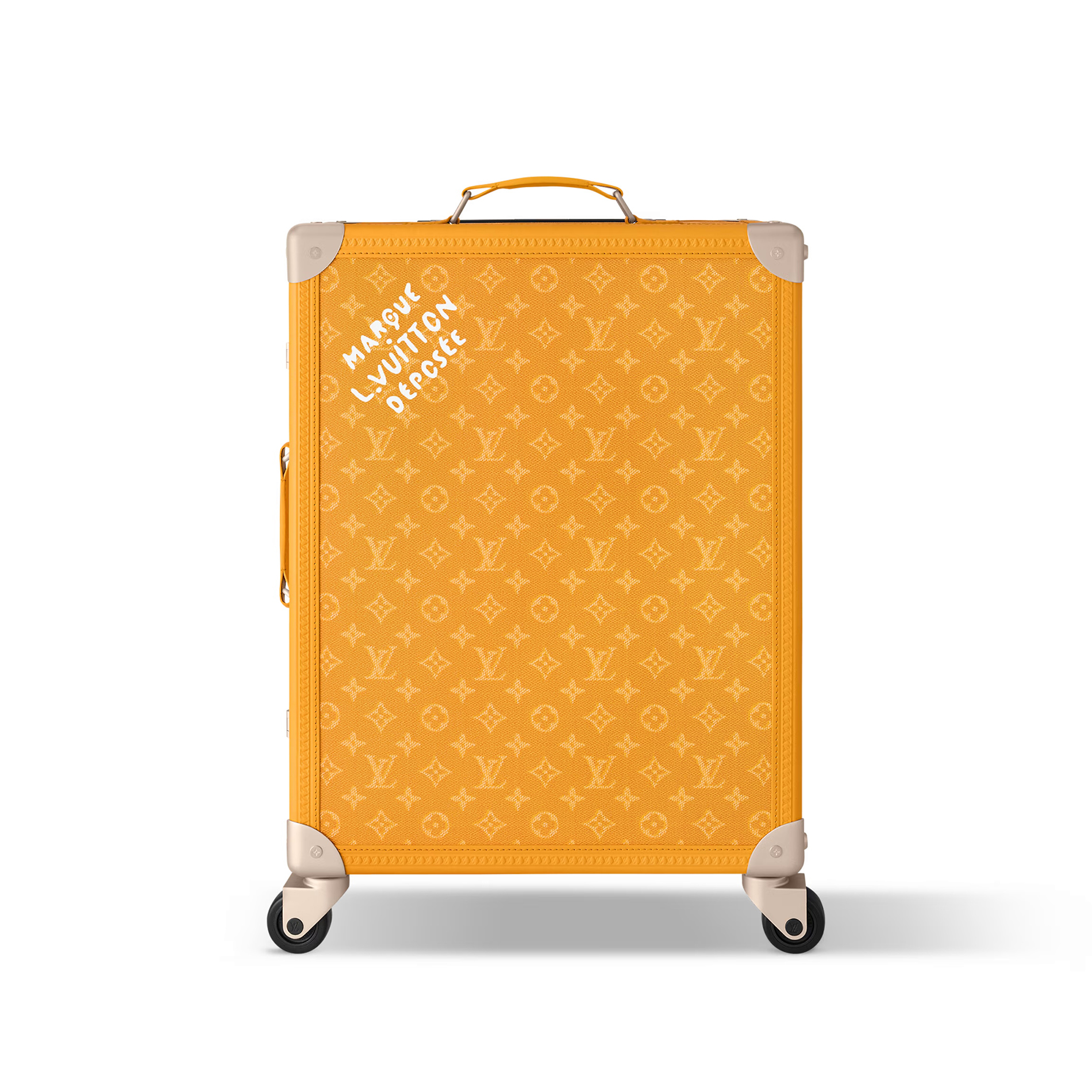 NIGO Louis Vuitton Rolling Trunk Men's and Women's Alphabet Logo Printed Solid Color Leather Trolley Case Luggage Bag Bags #nigo76154