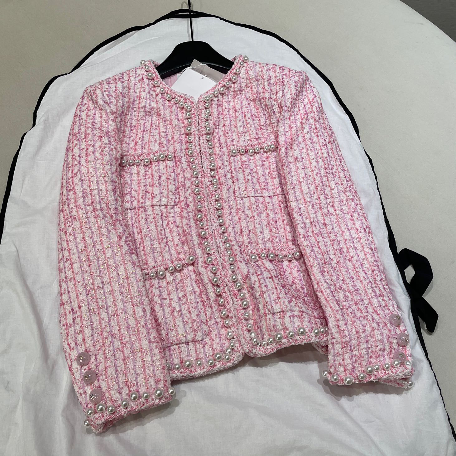 NIGO Chanel Women's Spring & Autumn Round Collar Checked Wool Tweed Fitted Long Sleeve Colorblocked Jacket Ngvp #nigo1392