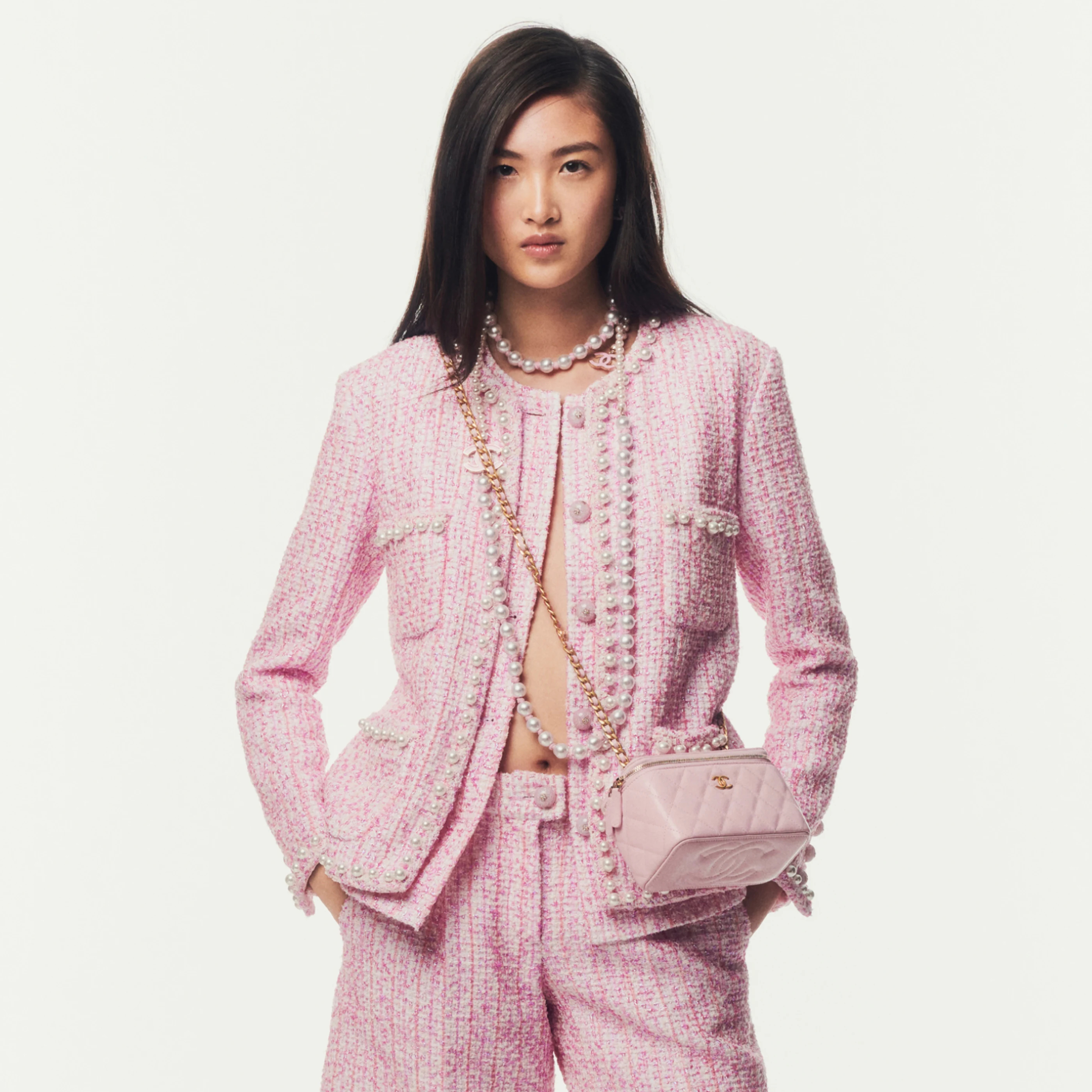 NIGO Chanel Women's Spring & Autumn Round Collar Checked Wool Tweed Fitted Long Sleeve Colorblocked Jacket Ngvp #nigo1392