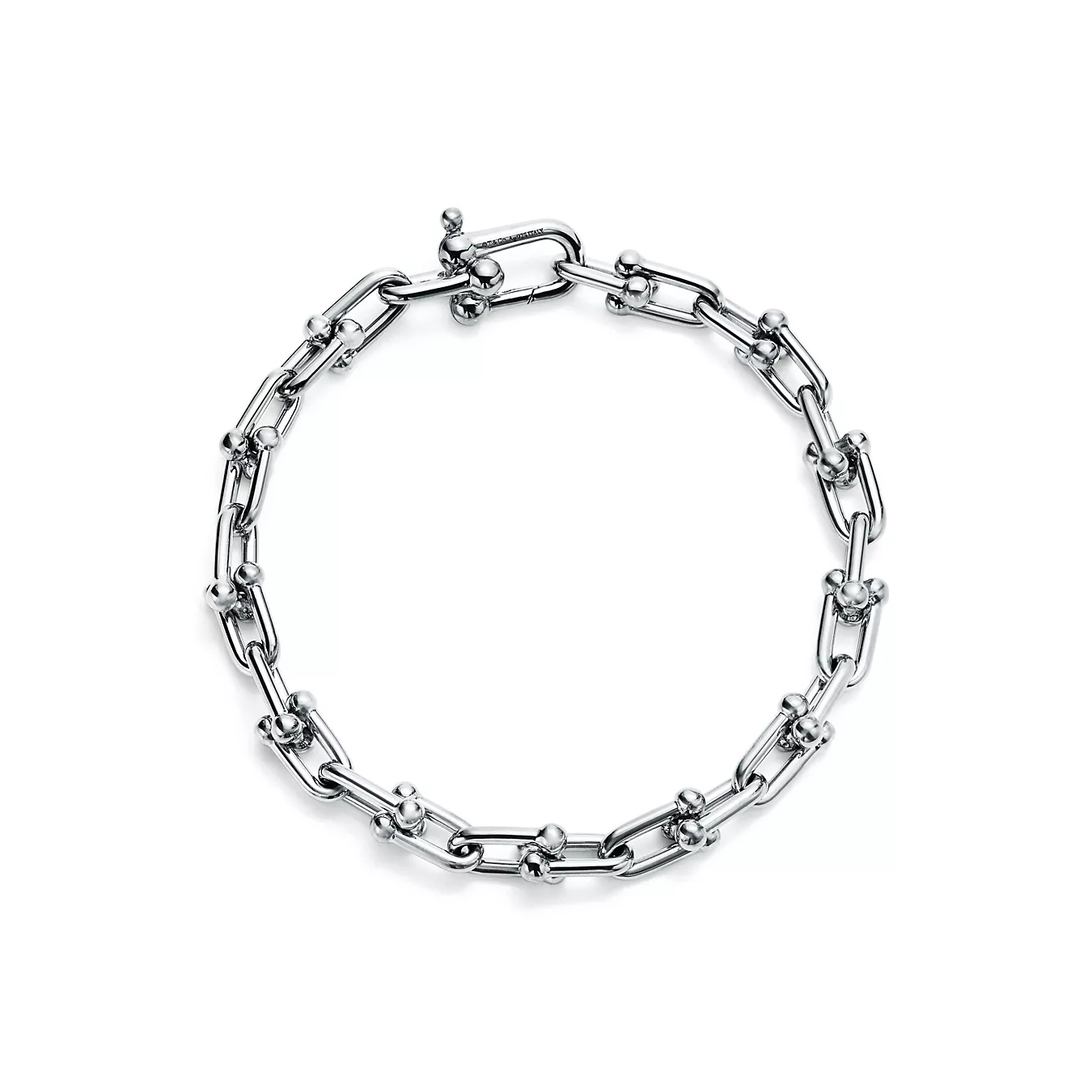 NIGO Tiffany & Co. HardWear Men's and Women's Silver Chain Ring Bracelet Jewelry Accessories #nigo76186