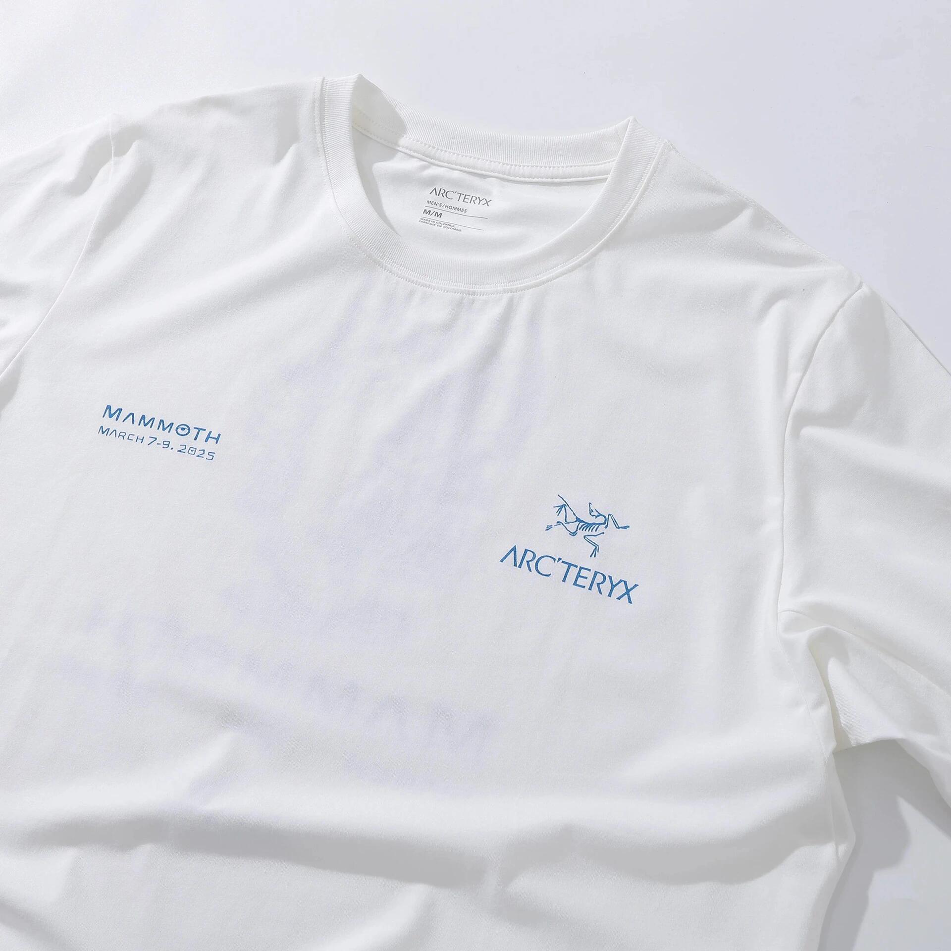 NIGO Arcteryx Men's And Women's Summer Solid Color Logo Pattern Printing Round Neck Short Sleeve T-shirt #nigo76196