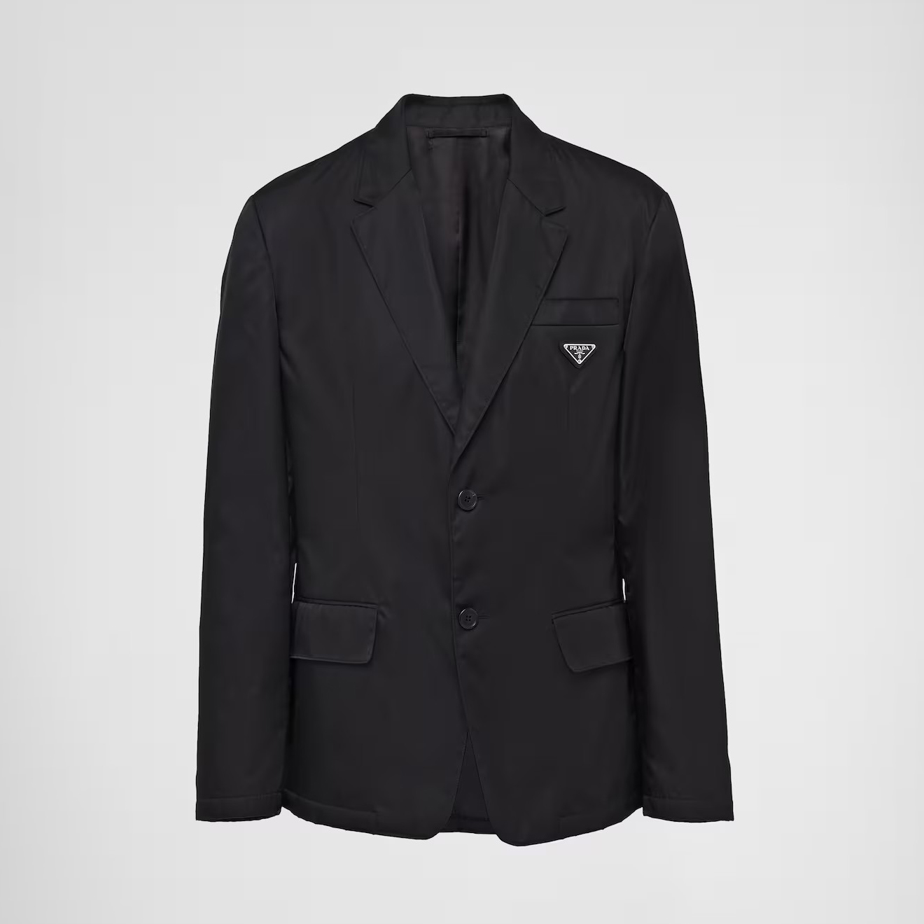 NIGO Prada Men's Spring and Autumn Solid Color Re-Nylon Single Breasted Long Sleeve Blazer Jacket #nigo76197