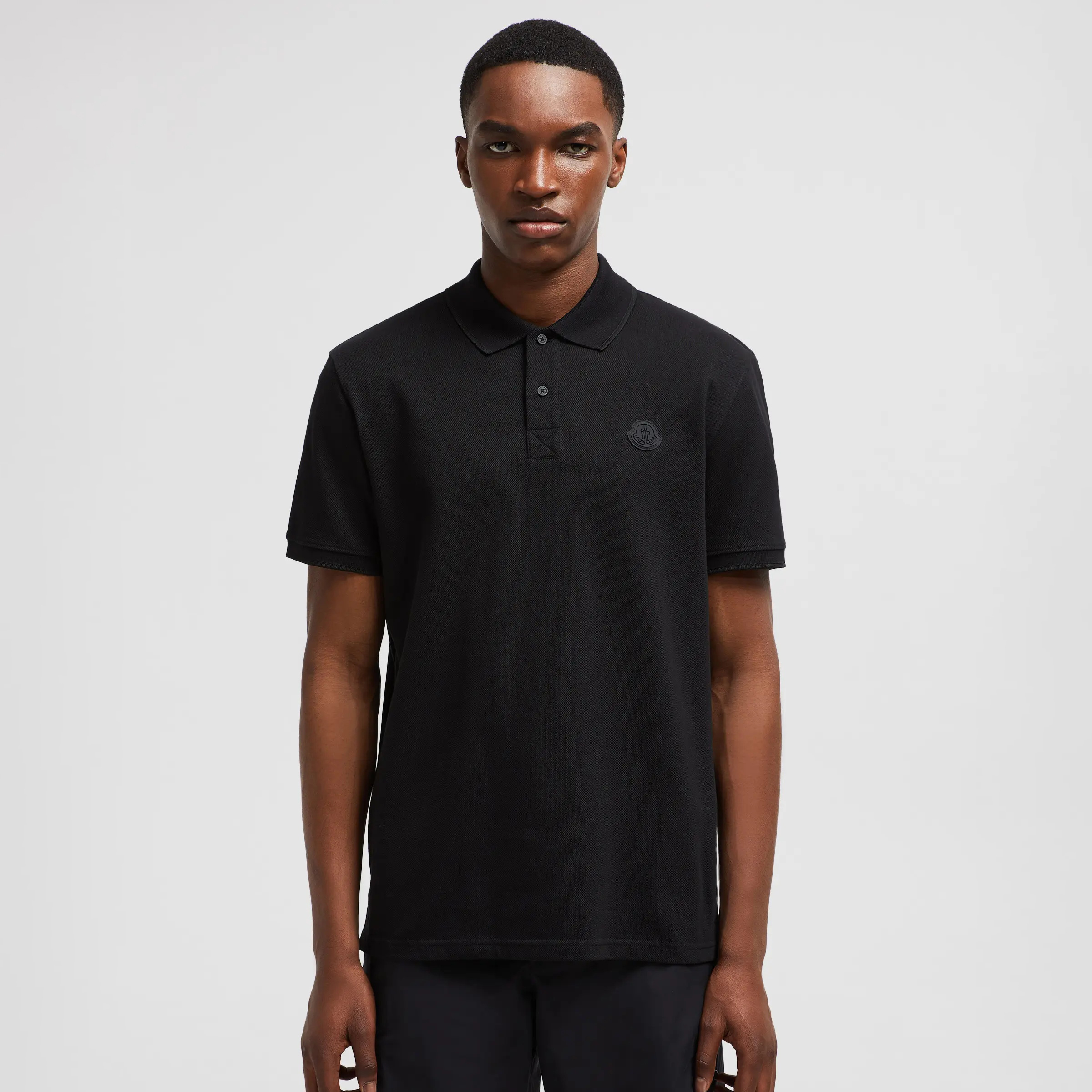 NIGO Moncler Men's Summer Solid Color Letter Printed Polo Neck Cotton Short Sleeve T-Shirt #nigo76191