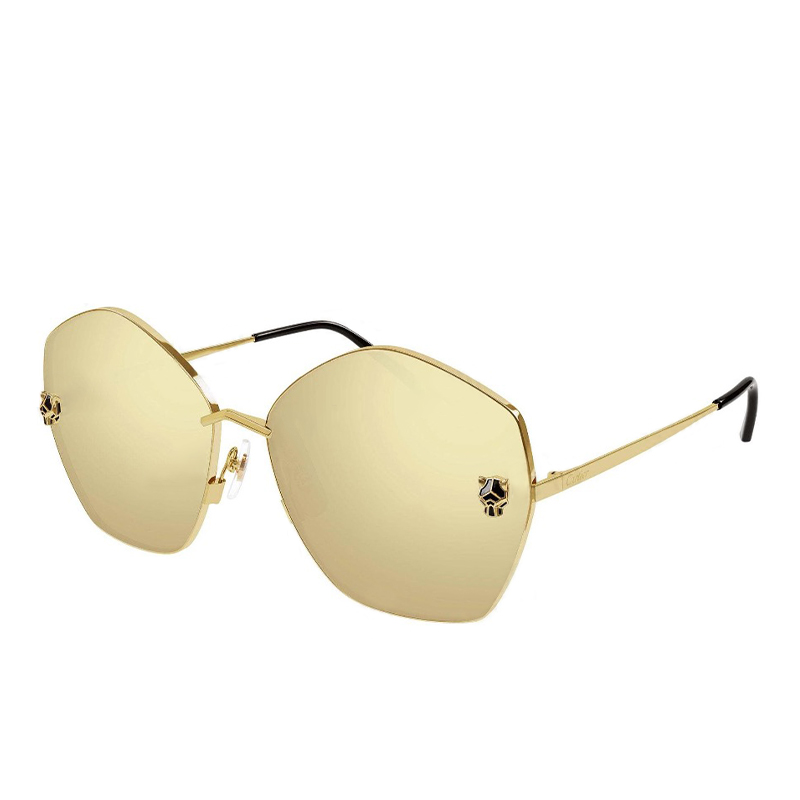 NIGO Cartier Women's Fashion Irregular Sunglasses Solid Color Logo Glasses Accessories #nigo76222