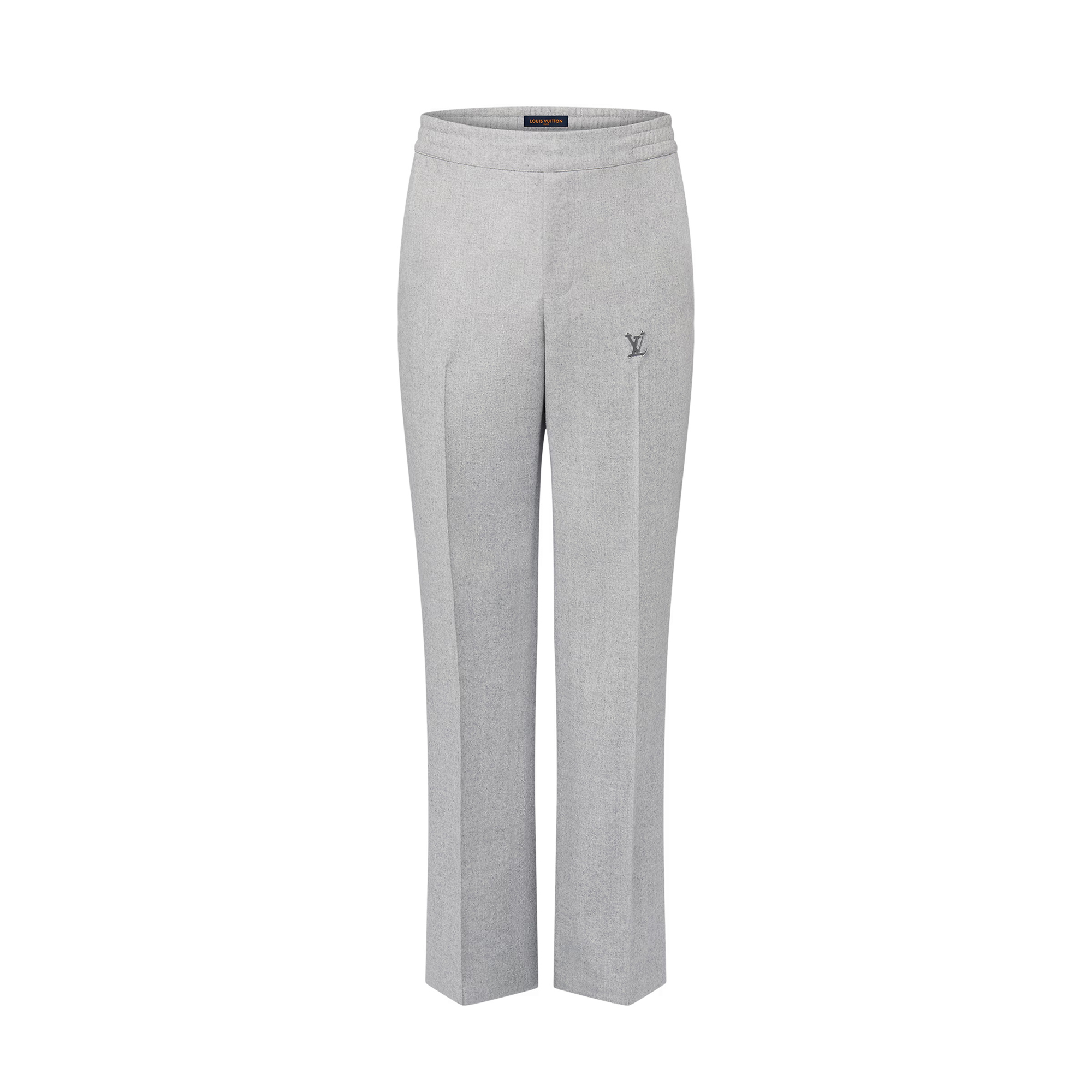 NIGO Louis Vuitton Men's Spring And Fall Solid Color Wool Fabric Drawstring Tie Casual Pants #nigo76271