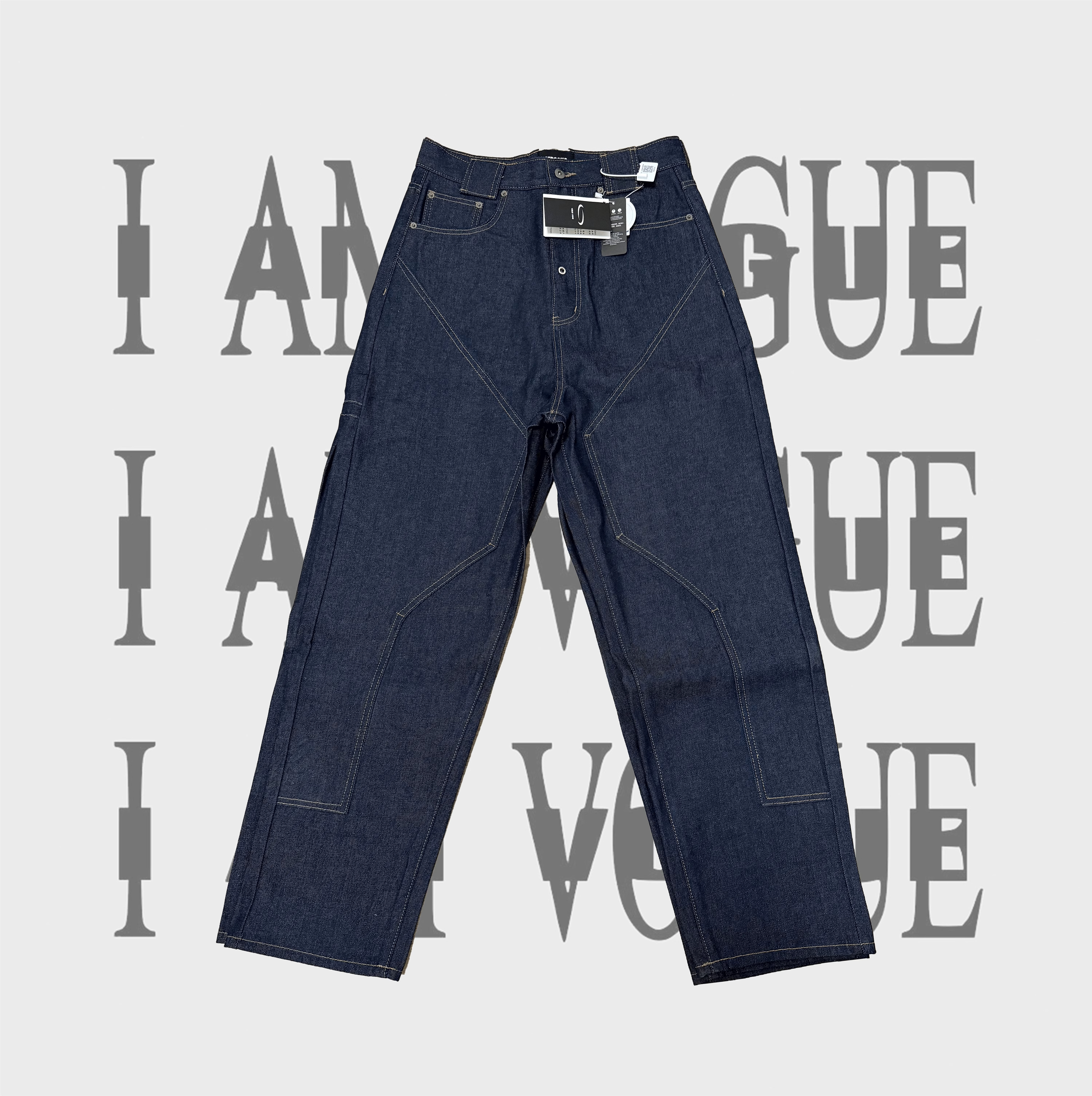 NIGO Persona Opium Yvl Style Geometric Cut Playboicarti Men’s Spring Autumn High Street Trend Handsome Straight Loose Jeans Fashion Old Ngvp #nigo1461