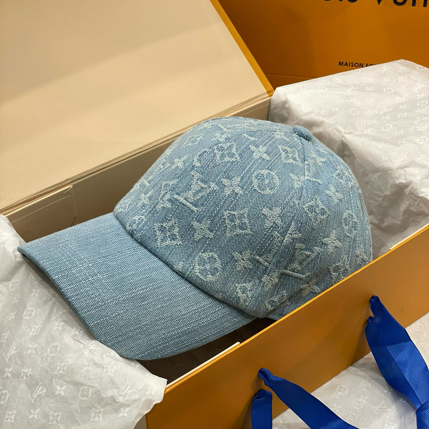 NIGO Louis Vuitton Men's And Women's Solid Color Letter Jacquard Cotton Duck Tongue Cap Hat #nigo76291