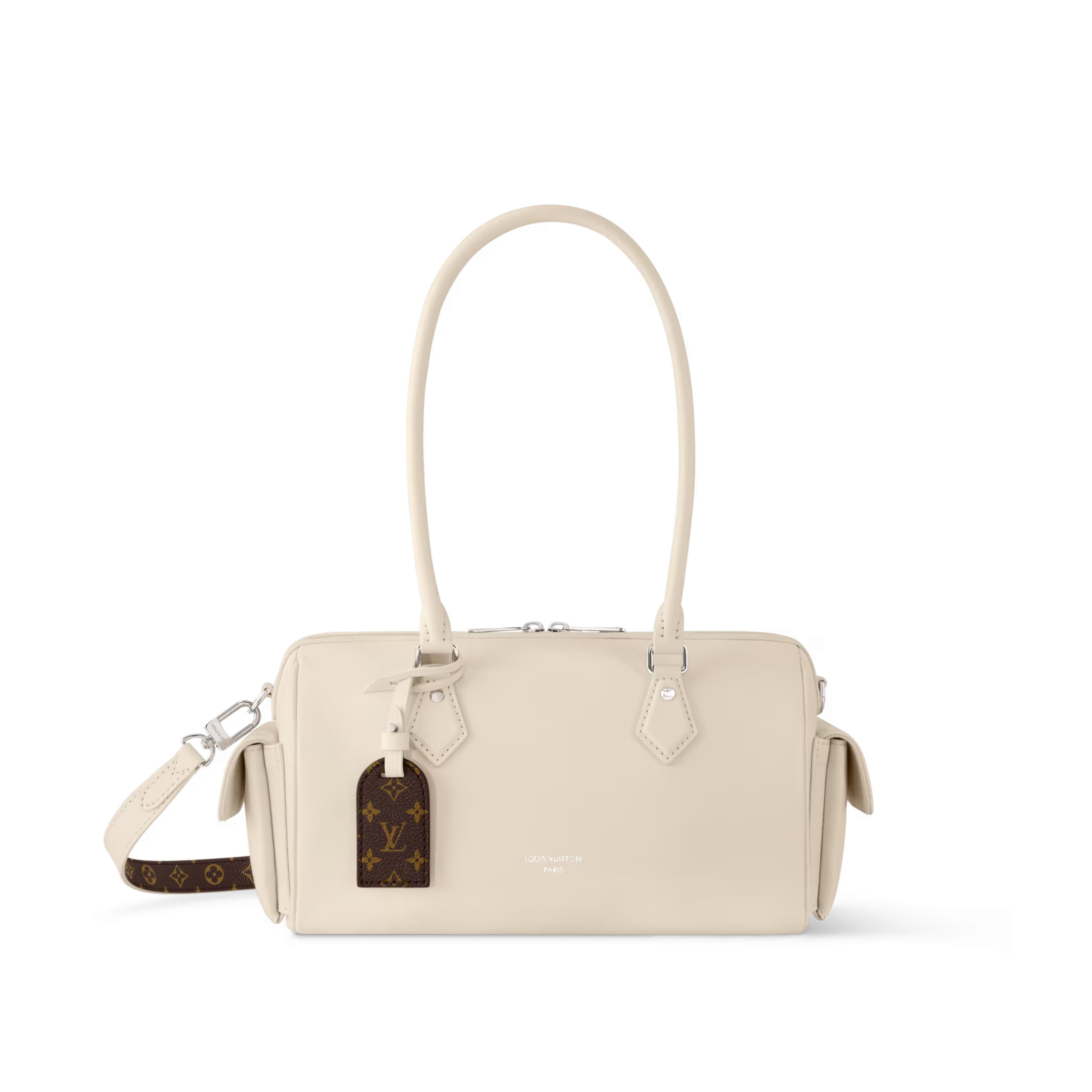 NIGO Louis Vuitton SPEEDY CARGO VIBE Women's Removable Shoulder Strap Solid Color Sheep Leather Shoulder Handbag Bag Bags #nigo76285