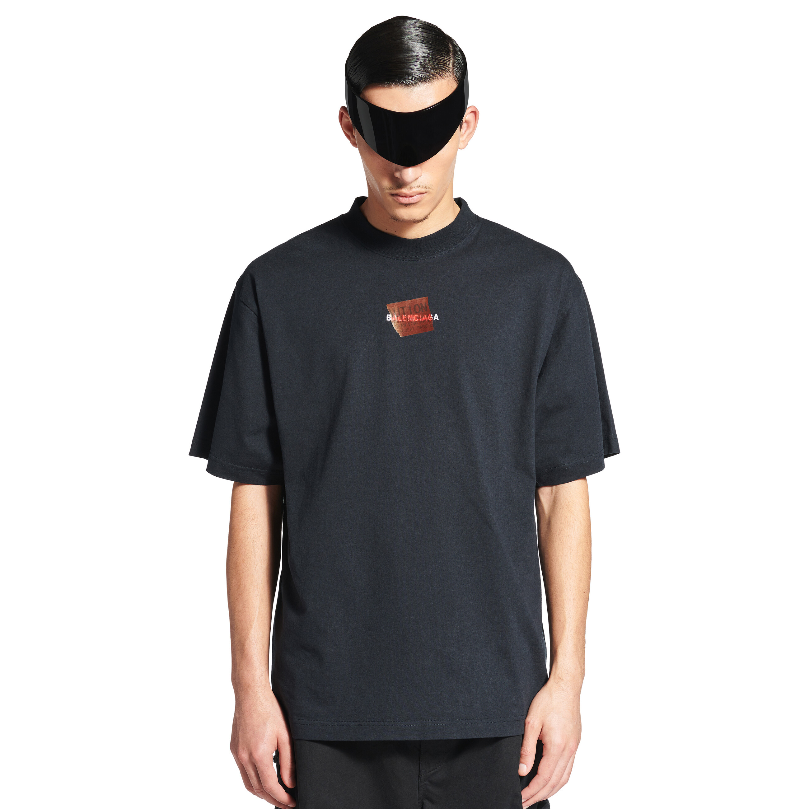 NIGO Balenciaga Men's Summer Solid Color Regular Fit Cotton Round Neck Short Sleeve T-Shirt #nigo76273