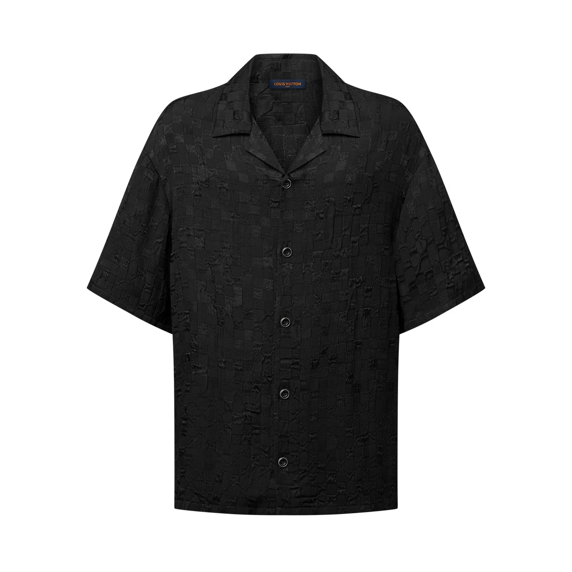 NIGO Louis Vuitton Men's Summer Solid Color Embroidery Jacquard Single Breasted Short Sleeve Shirt Elastic Waist Casual Shorts Suit Set #nigo76281