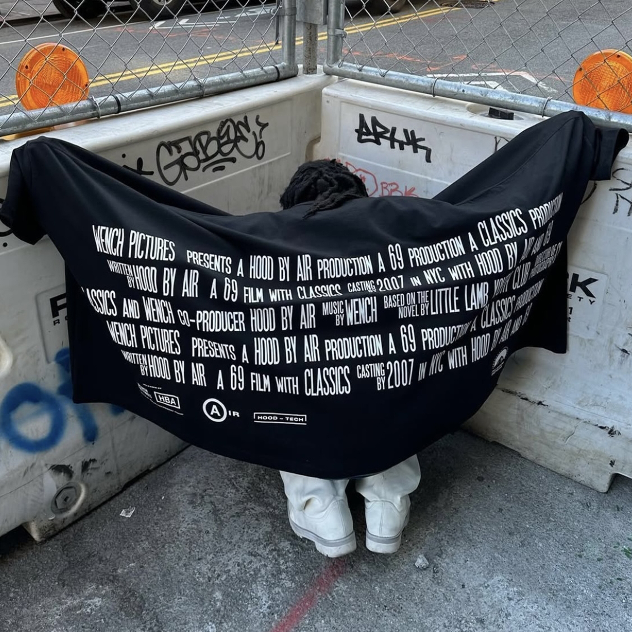 NIGO HOOD BY AIR  Men's Spring Autumn Alien Cape Loose Letter Print Sweatshirt Top T-Shirt High Street Dark Hip Hop Round Neck Jacket Ngvp #nigo1462