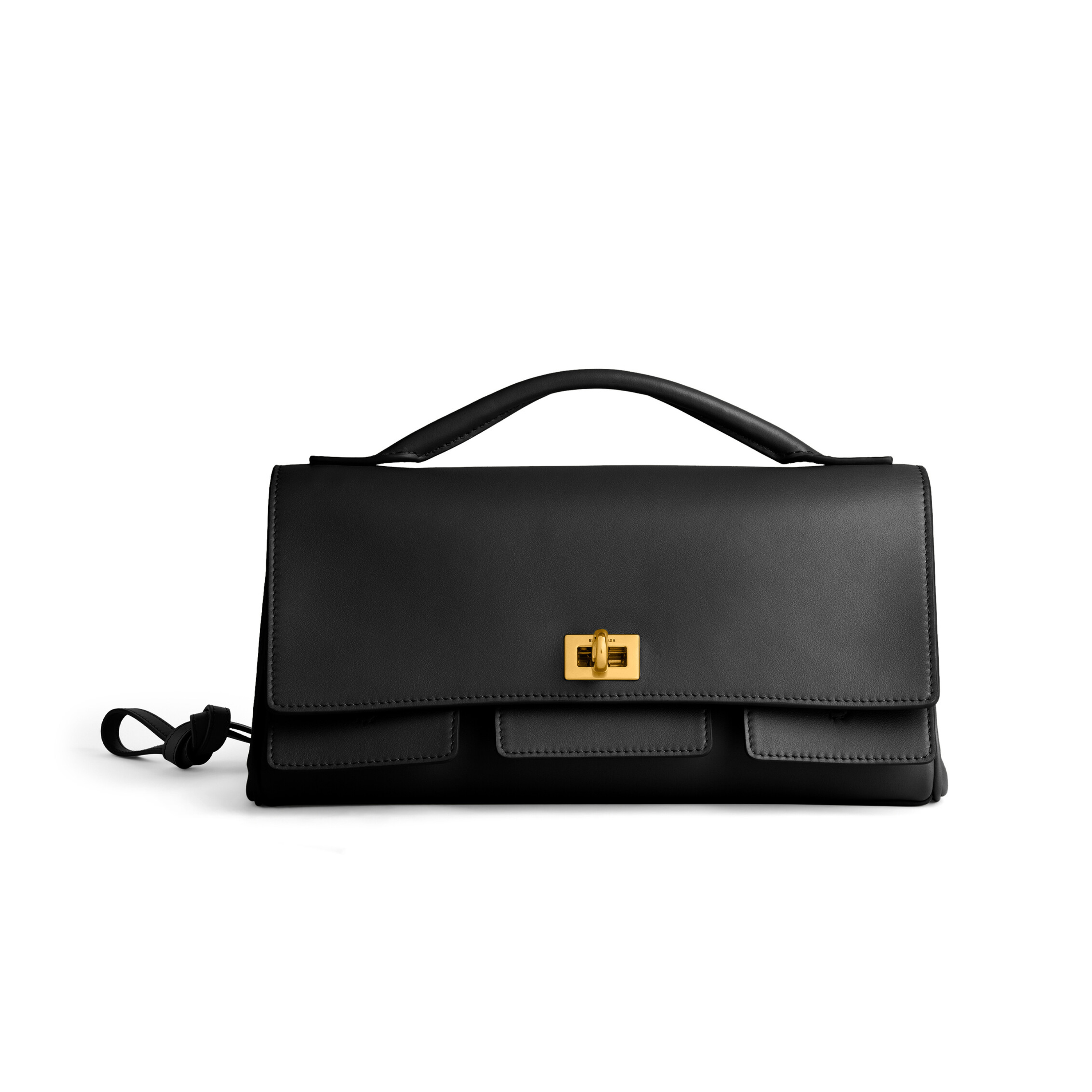 NIGO Balenciaga Women's Bel Air Small Clutch Bag Logo Printed Solid Color Leather Tote Bag Bags 8349432ABAV6036 Ngvp #nigo1244