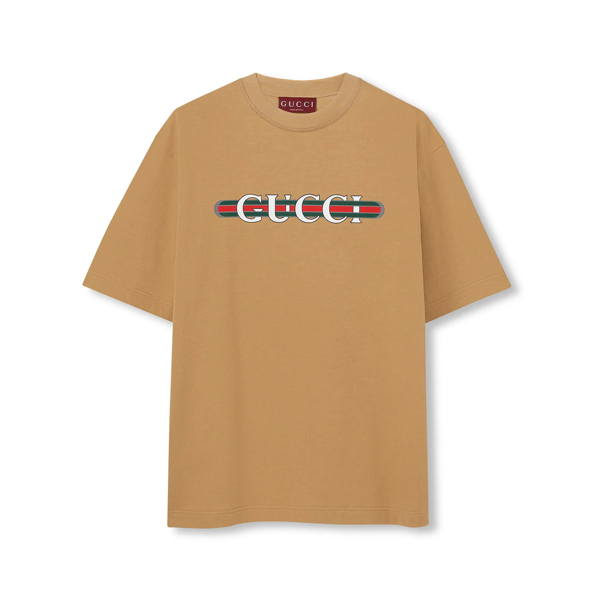 NIGO Gucci Men's Summer Solid Color Letter Print Round Neck Drop Shoulder Short Sleeve T-shirt #nigo76313
