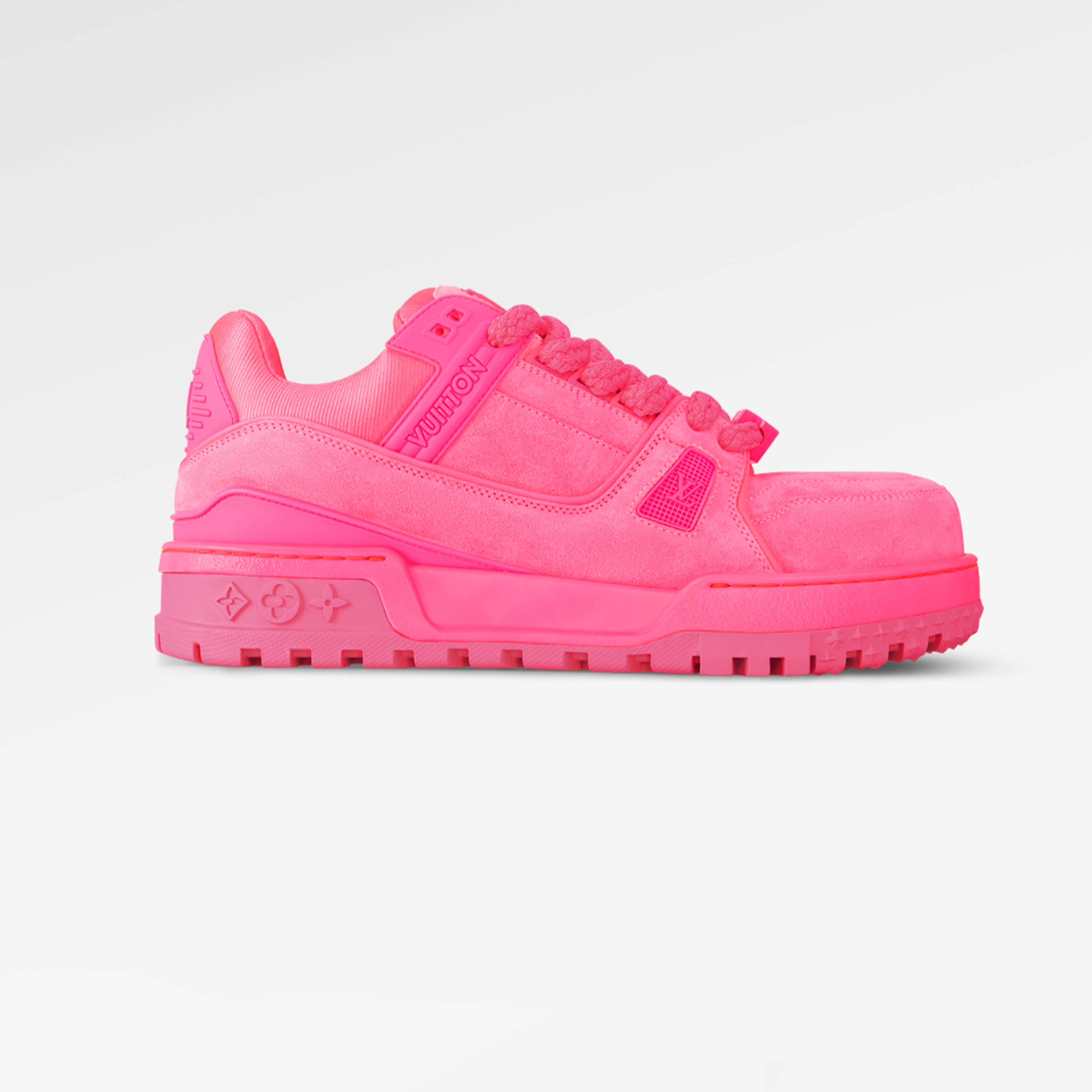 NIGO Louis Vuitton LV Trainer Maxi  Men's Women‘s Colour Blocking Patchwork Leather Lace-Up Low Top Board Shoes Fashion Thick Laces Comfortable Sports Running Shoes #nigo76341