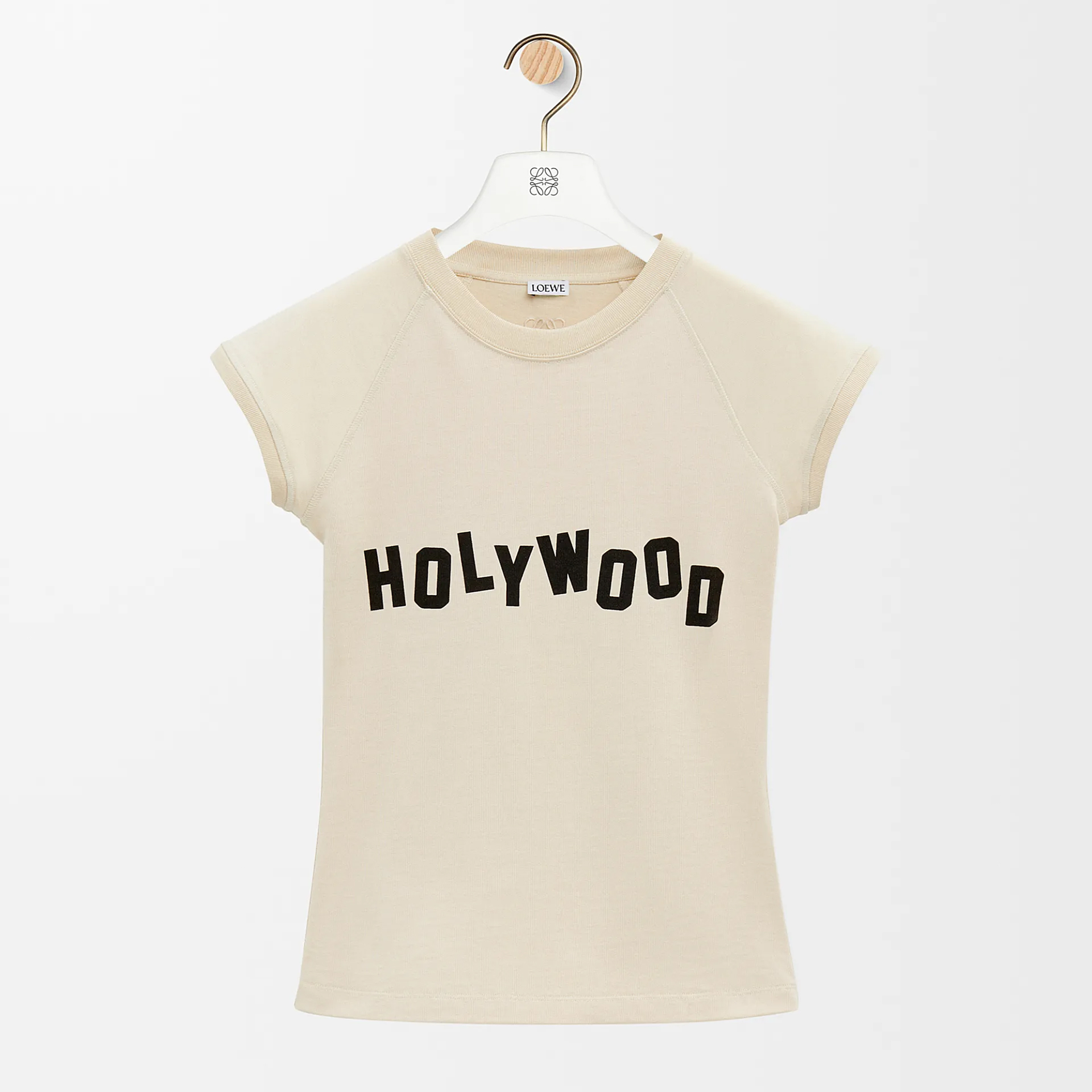 NIGO Loewe Women's Summer Monogram Printed Solid Color Cotton & Viscose Crew Neck Knit T-shirt Ngvp #nigo1427