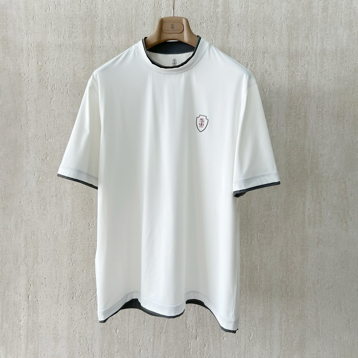 NIGO Brunello Cucinelli Men's Summer Solid Color Round Neck Cotton Short Sleeve T-Shirt #nigo76355