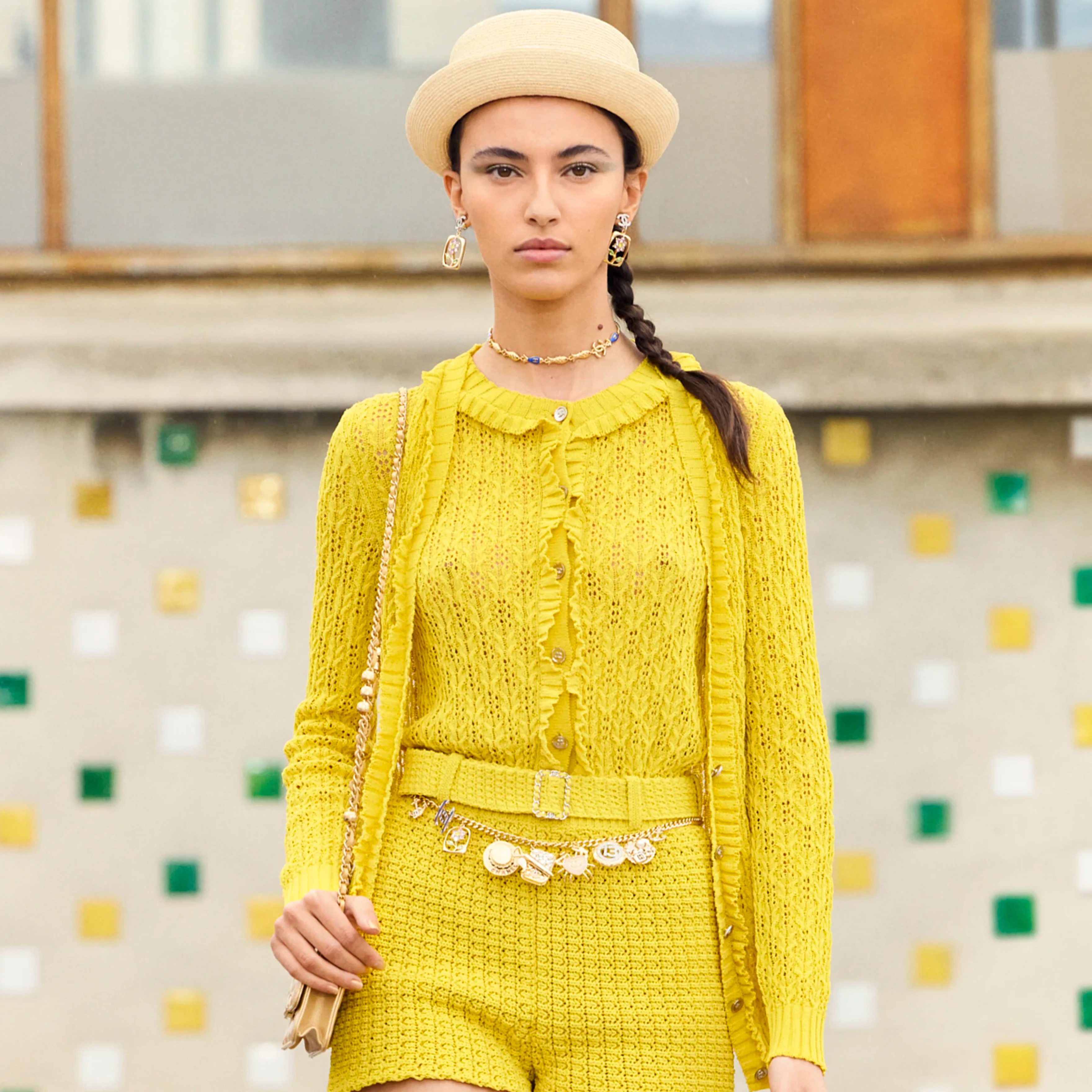 NIGO Chanel Women's Spring, Autumn And Winter Solid Color Lace Round Neck Cotton Long Sleeve Knitted Cardigan Ngvp #nigo1434