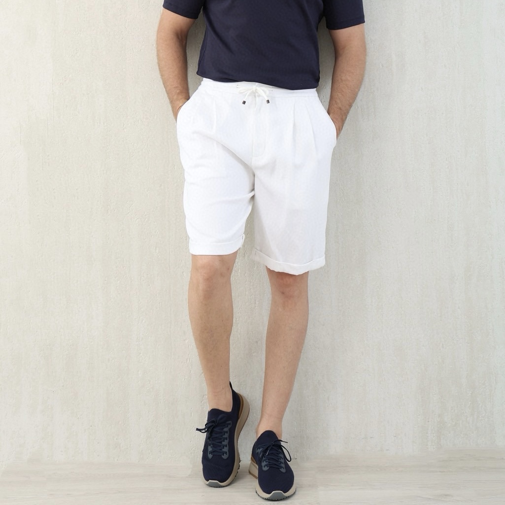 NIGO Brunello Cucinelli Men's Linen Drawstring Shorts Fashion Comfort Zip Loose Commuter Casual Pants Ngvp #nigo1476